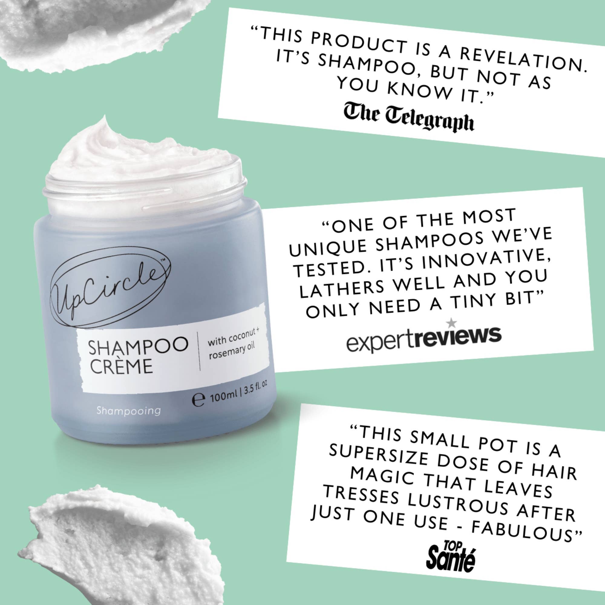 UpCircle USA - Vegan Hair Care Duo Gift Set with Coconut + Rosemary Oils