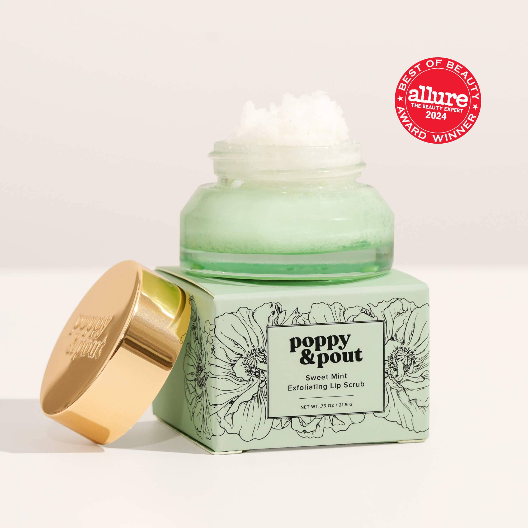 Poppy & Pout - Lip Scrub, Sweet Mint
