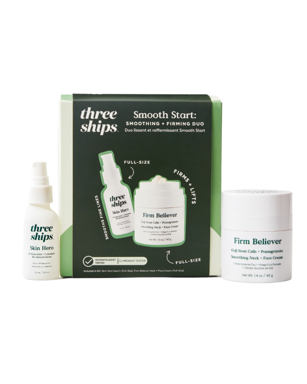 Three Ships - Smooth Start: Smoothing + Firming Duo