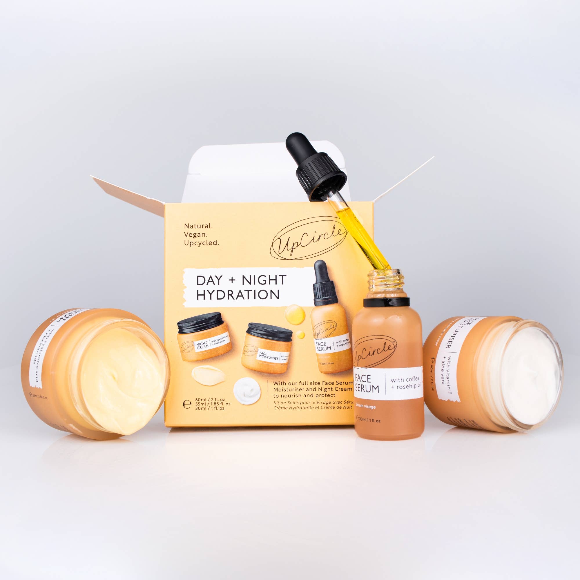 UpCircle USA - Eco Friendly Vegan Gift Box - Day + Night Hydration Set