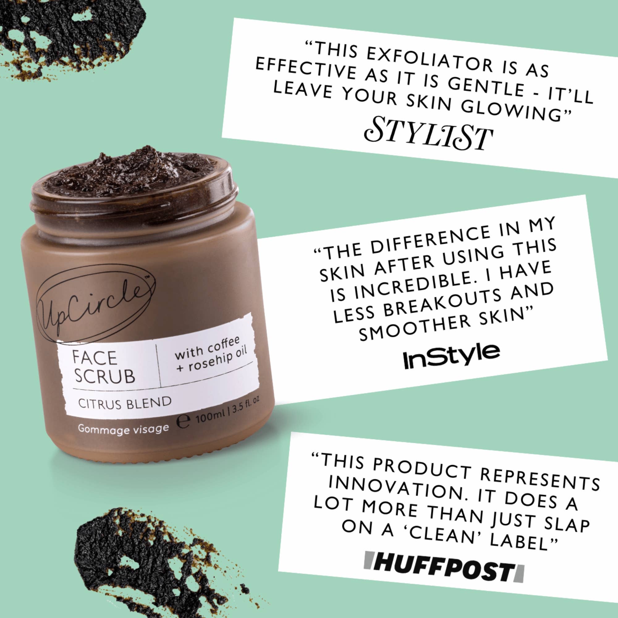 UpCircle USA - Coffee Eco Friendly Face Scrub