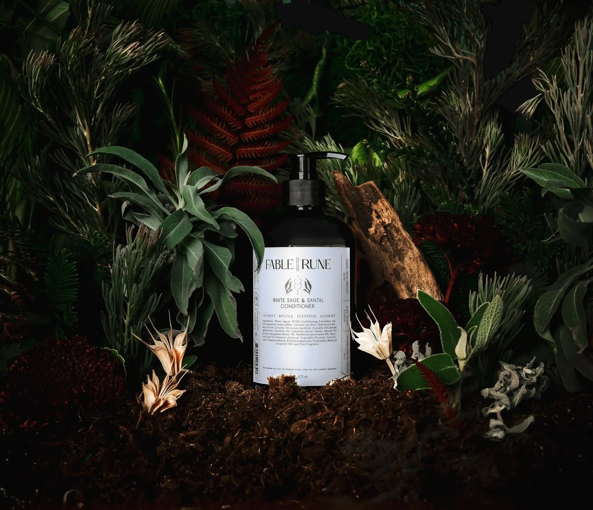 FABLERUNE - Hair Conditioner - White Sage & Santal - 16oz