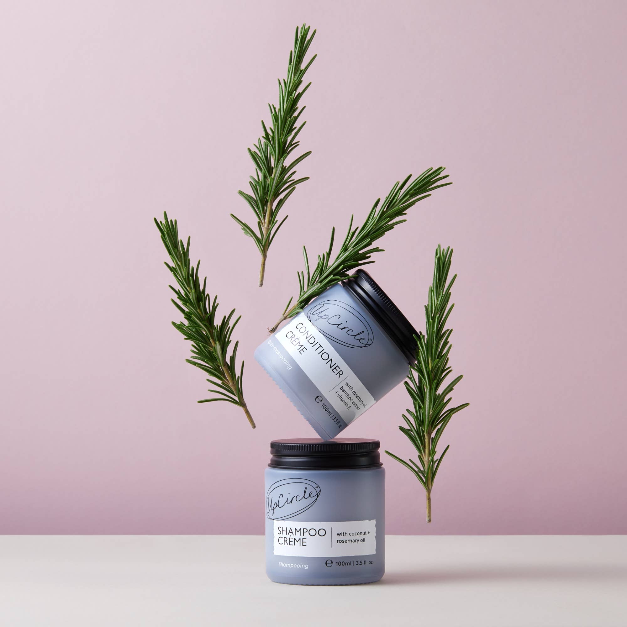 UpCircle USA - Vegan Hair Care Duo Gift Set with Coconut + Rosemary Oils