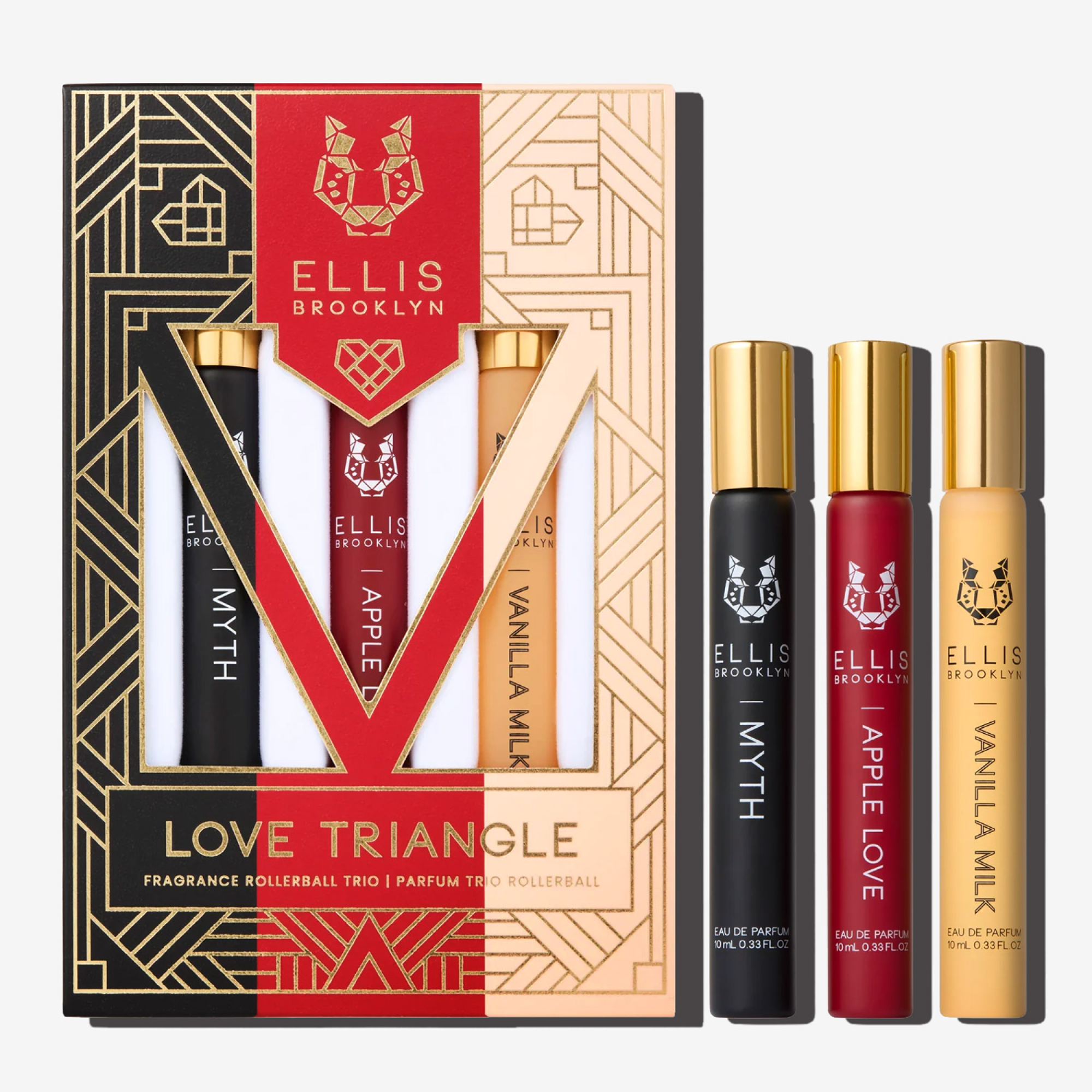 Ellis Brooklyn - LOVE TRIANGLE FRAGRANCE ROLLERBALL TRIO