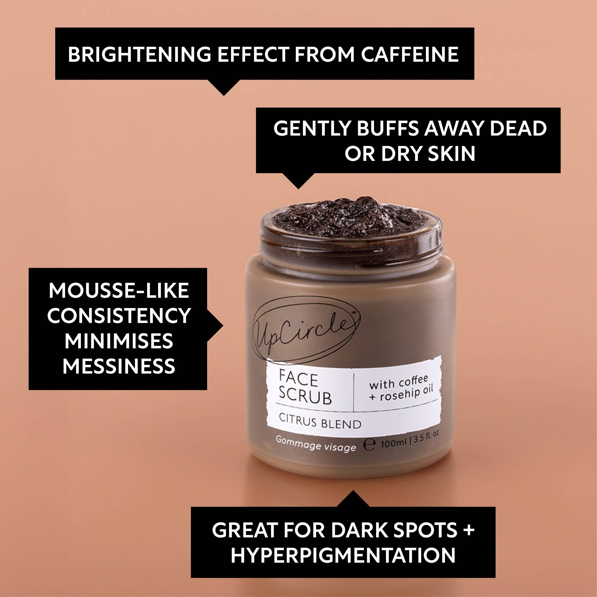 UpCircle USA - Coffee Eco Friendly Face Scrub