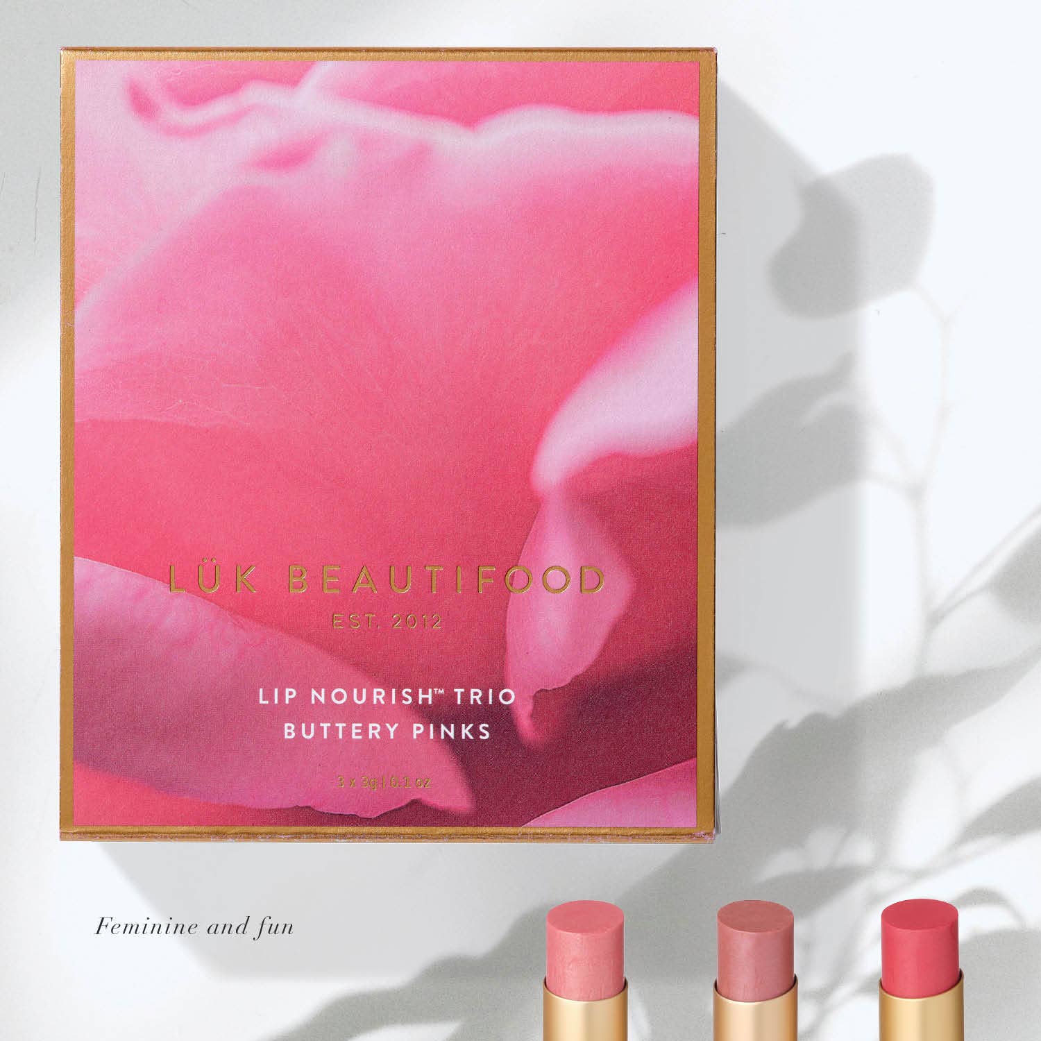 Luk Beautifood - Lip Nourish Trio - Luscious Reds