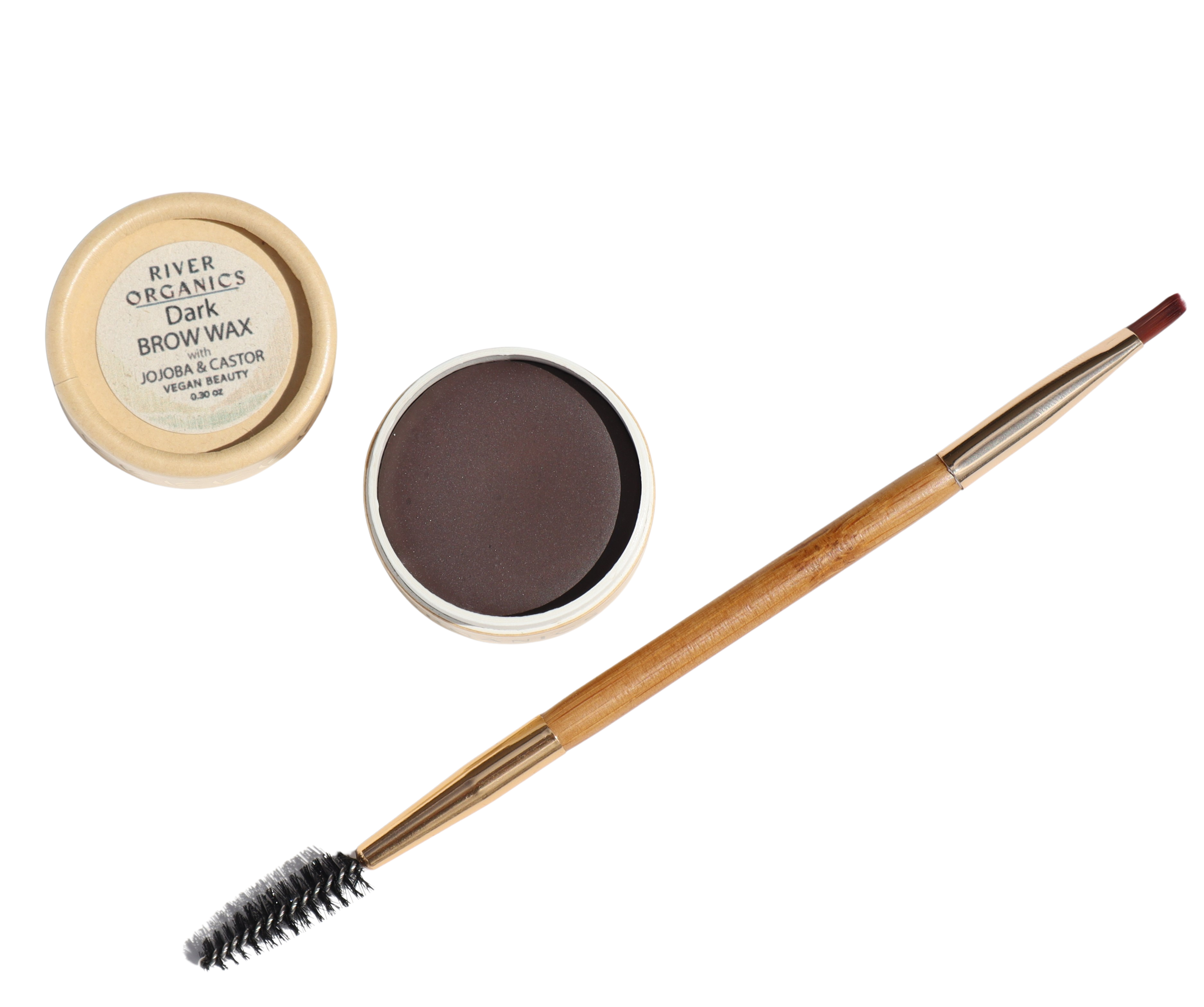 River Organics - Dark Vegan Eyebrow Wax