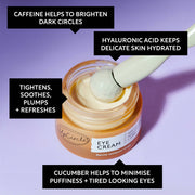UpCircle USA - Vegan Hydrating Eye Cream with Hyaluronic Acid + Coffee Oil