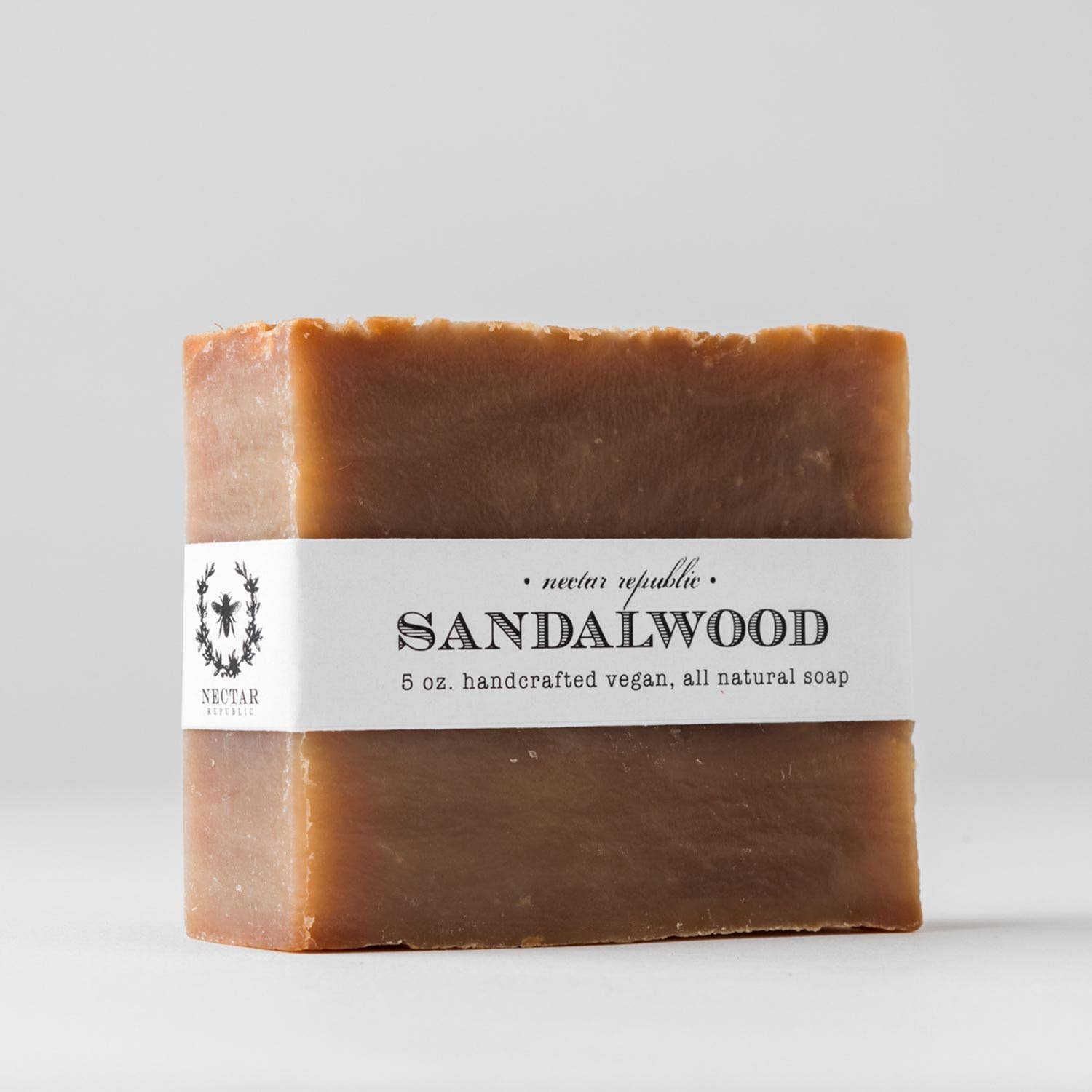 Nectar Republic - Sandalwood : Bath Soap ( handcrafted vegan )