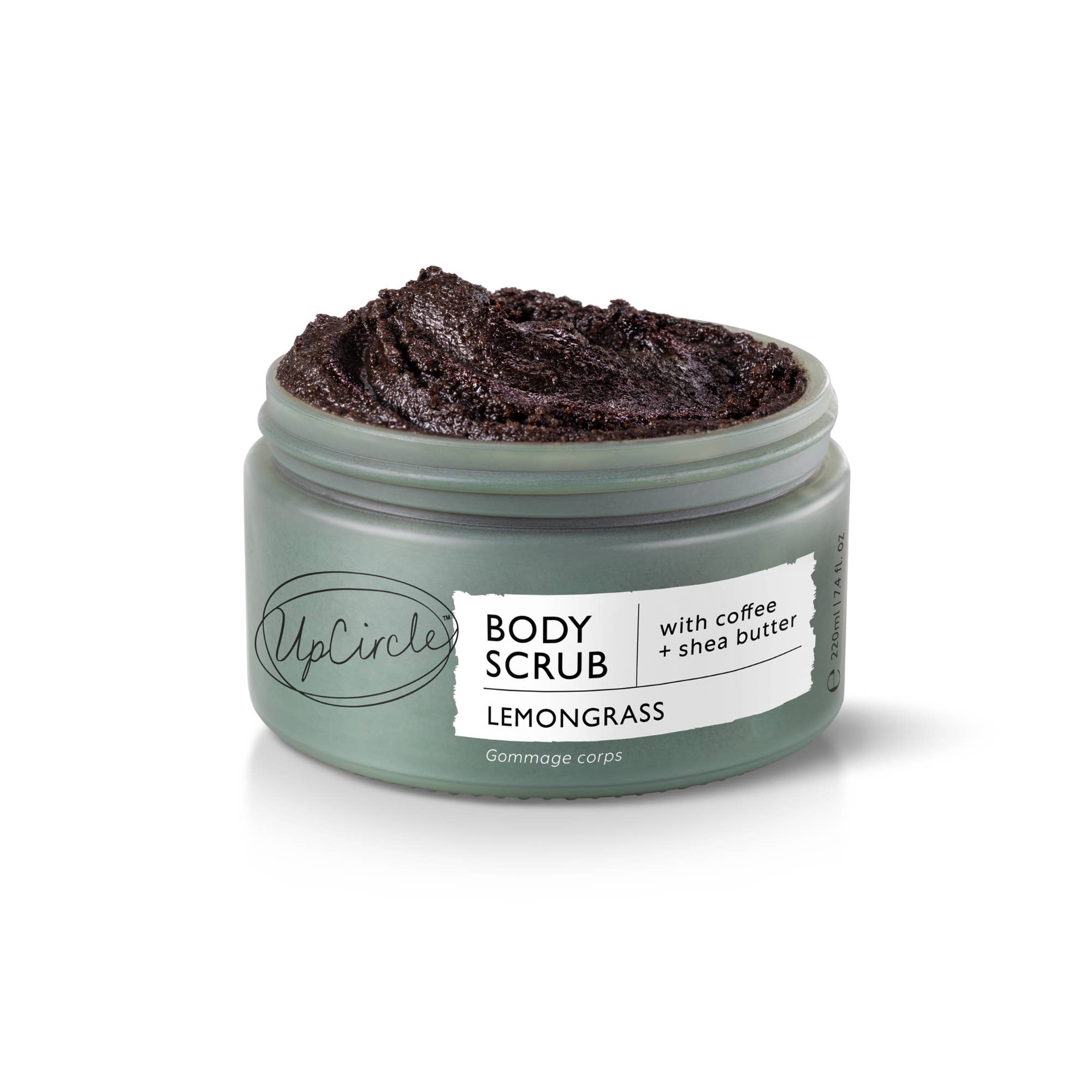 UpCircle USA - Eco Friendly Lemongrass Body Scrub with Coffee + Shea Butter