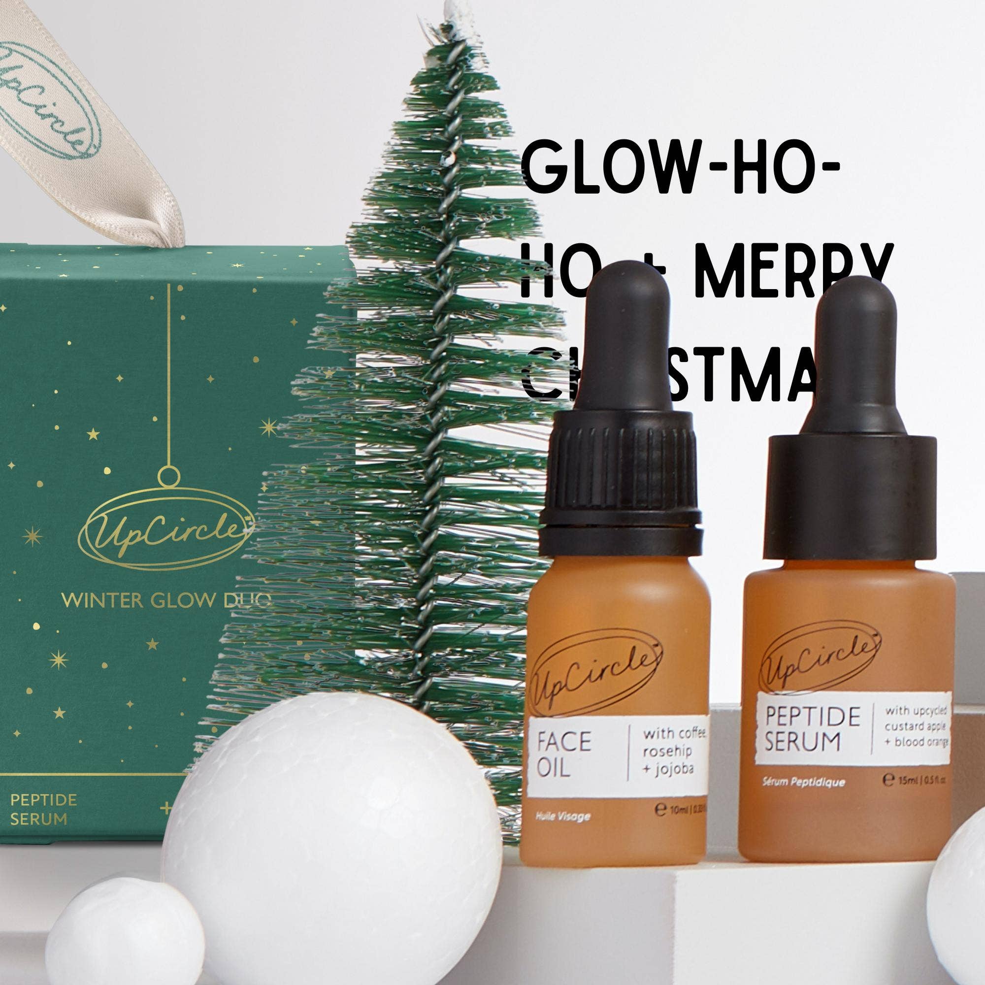 UpCircle USA - 'Winter Glow' Vegan Natural Festive Holidays Bauble Gift Set