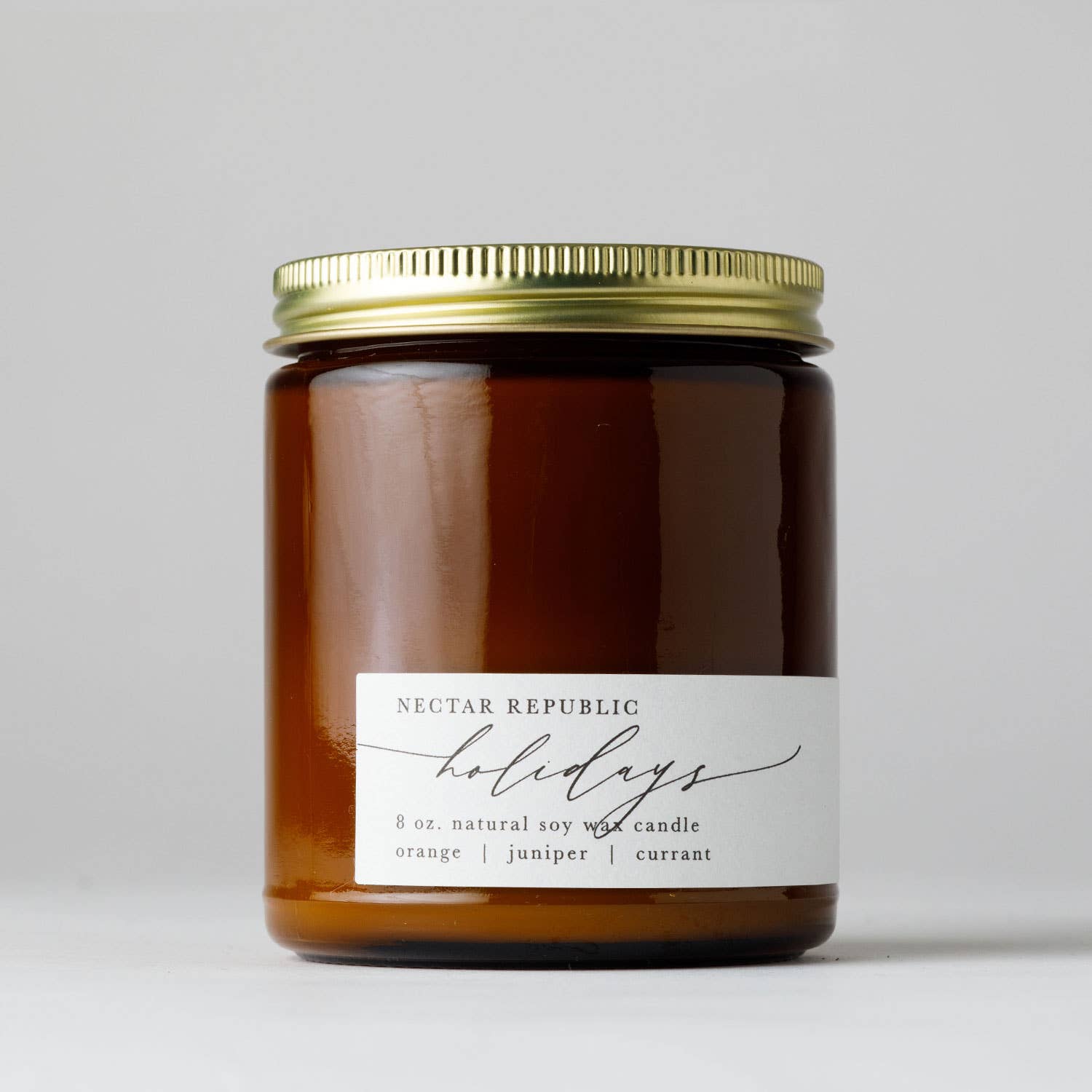 Nectar Republic - Holidays : Jar Soy Candle  ( Christmas Winter Holiday )