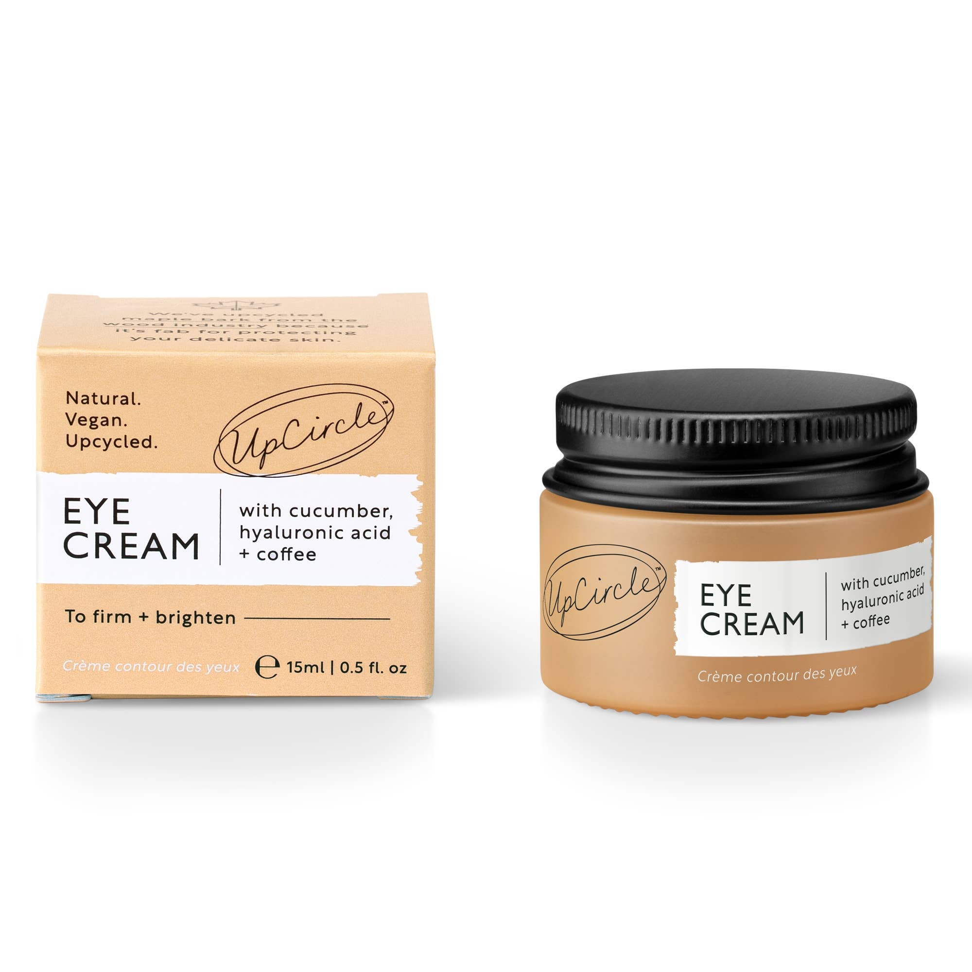 UpCircle USA - Vegan Hydrating Eye Cream with Hyaluronic Acid + Coffee Oil