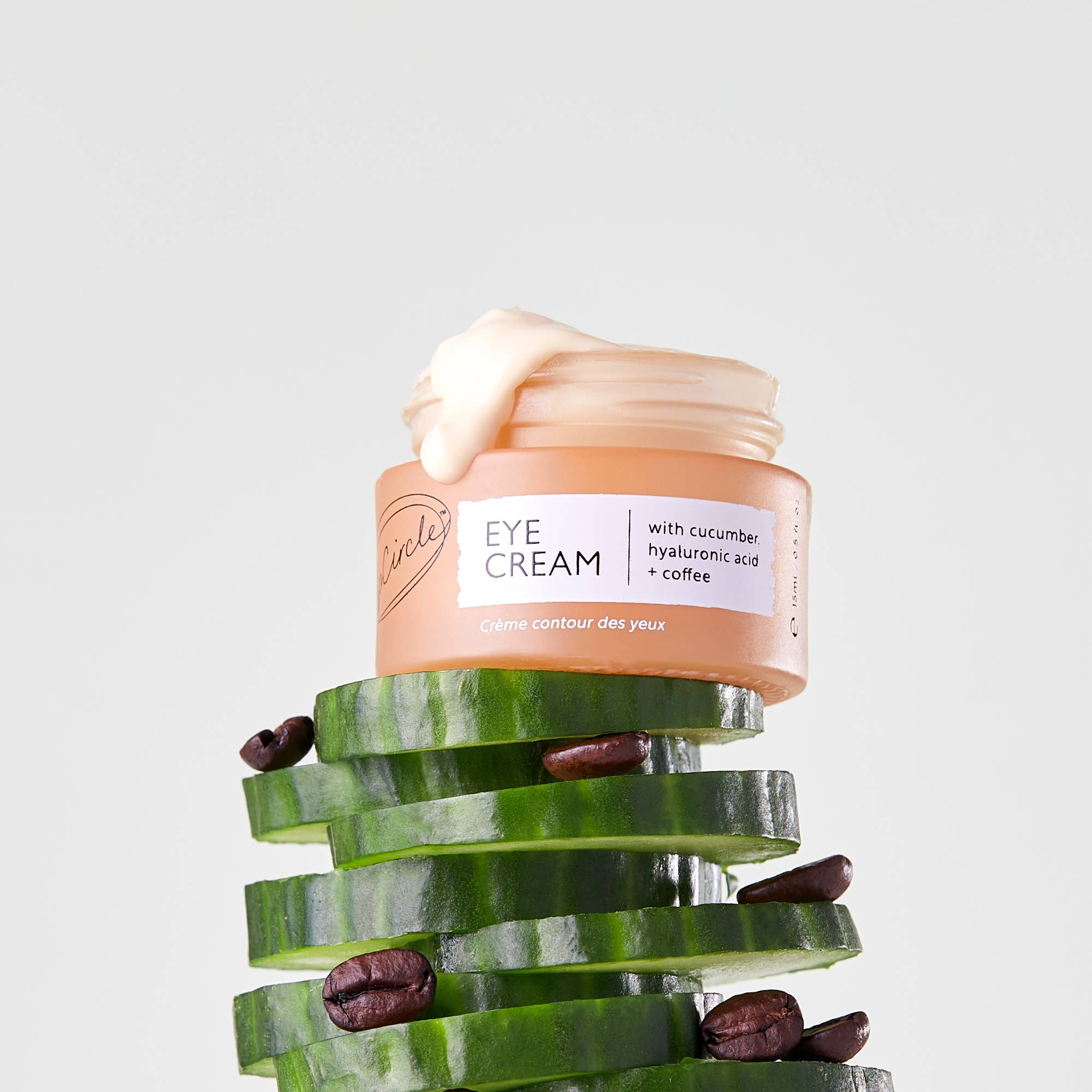 UpCircle USA - Vegan Hydrating Eye Cream with Hyaluronic Acid + Coffee Oil