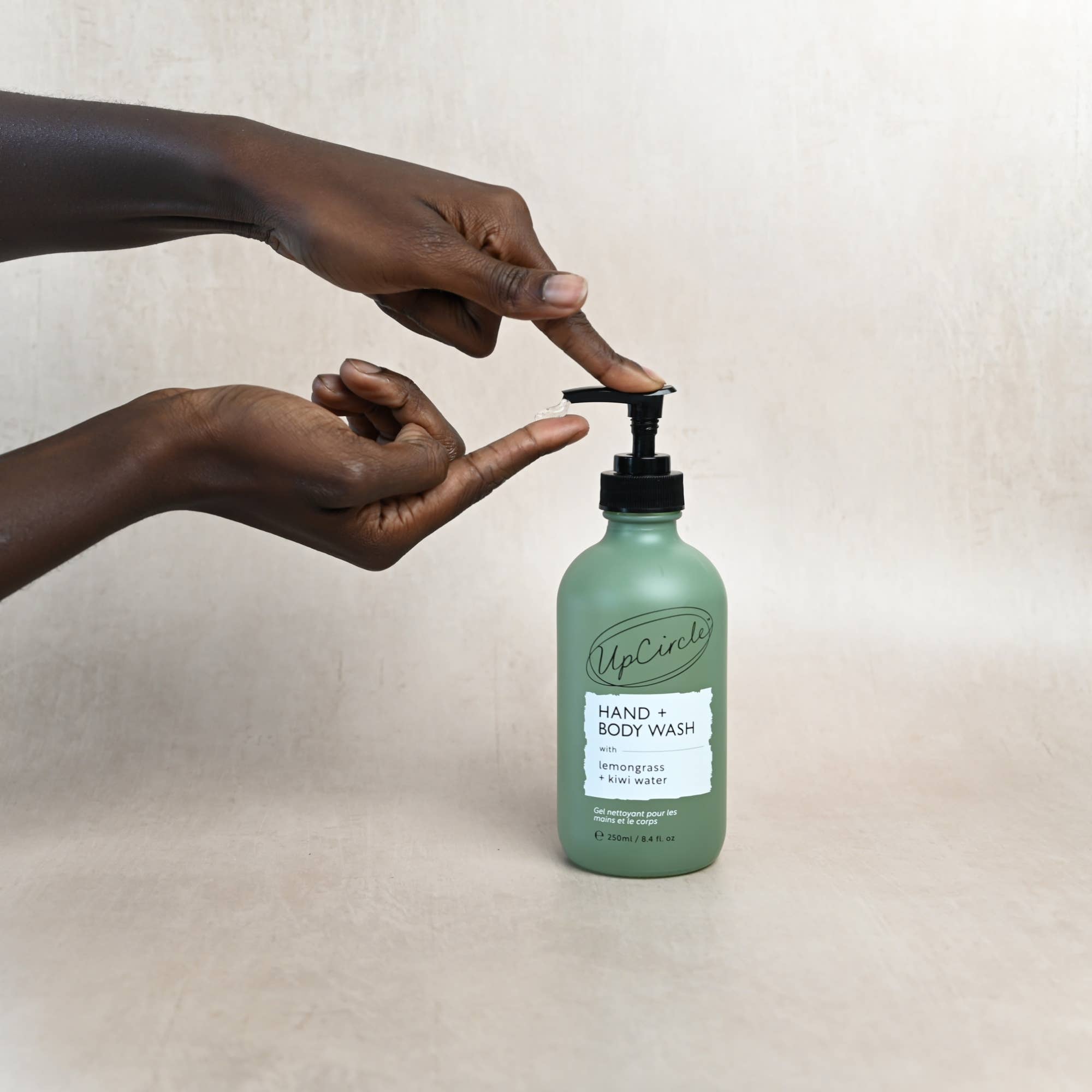 UpCircle USA - Natural Summer Vegan Soap - Hand + Body Wash with Kiwi Water