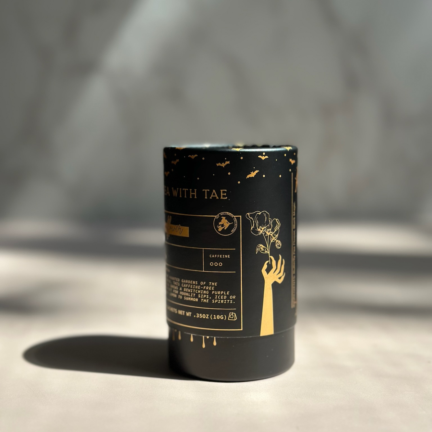 Tea with Tae - Ghoulflower Halloween Mini Tea Tube Gift (5 Tea Bags)