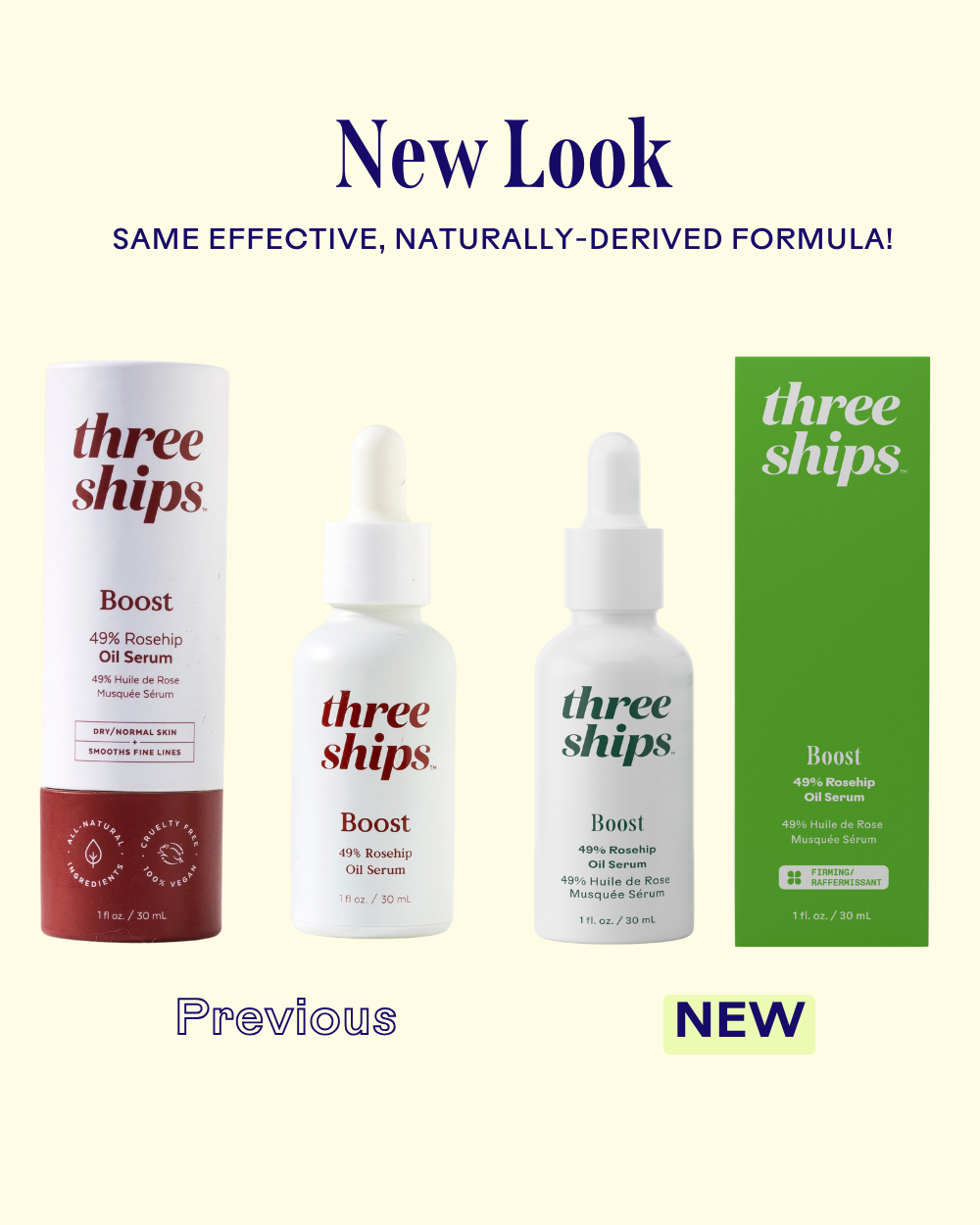 Three Ships - Boost 49% Rosehip Oil Serum