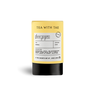 Tea with Tae - Lemon Ginger Herbal Mini Tube Gift (5 tea bags)