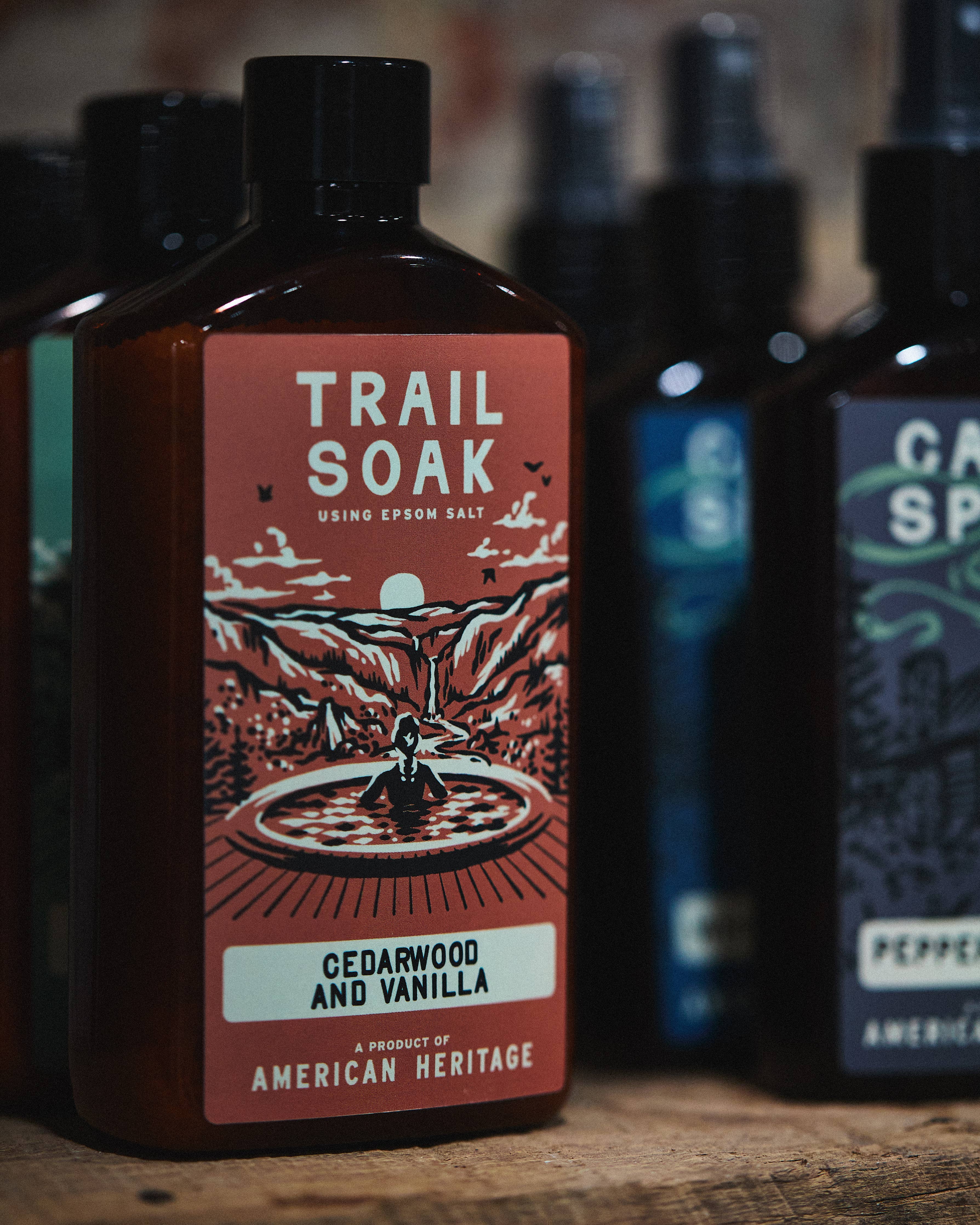 American Heritage - Cedarwood and Vanilla Trail Soak