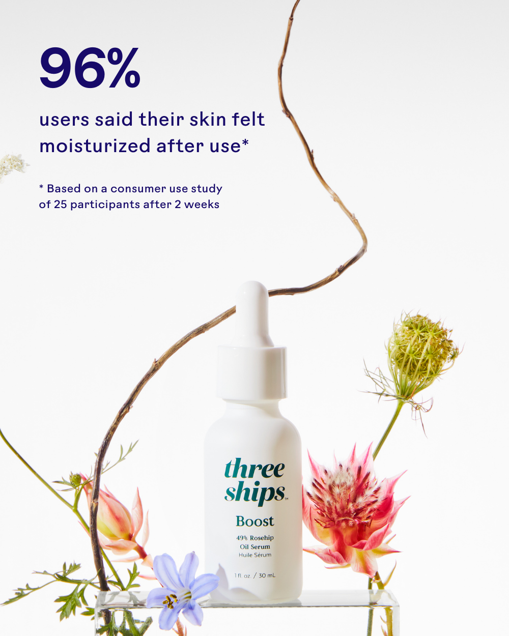 Three Ships - Boost 49% Rosehip Oil Serum