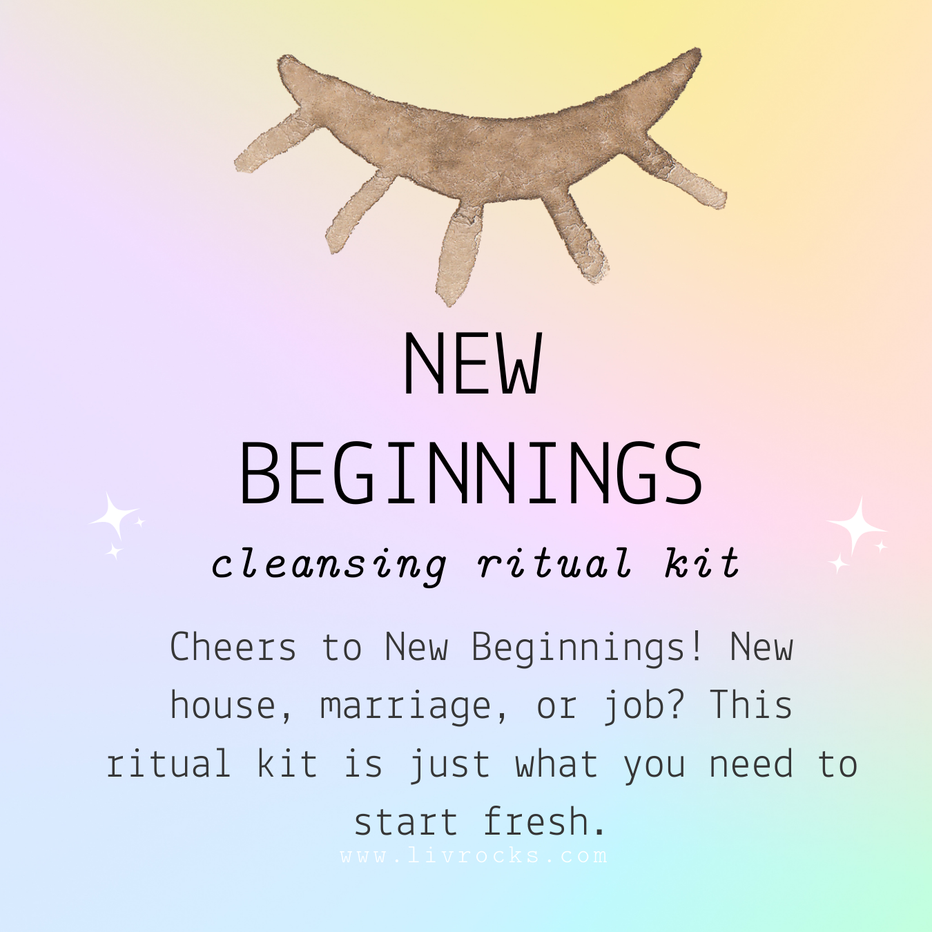 Liv Rocks - NEW BEGINNINGS Crystal Cleansing Ritual Kit