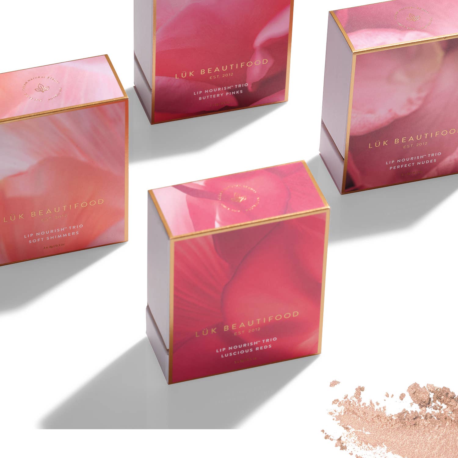 Luk Beautifood - Lip Nourish Trio - Luscious Reds
