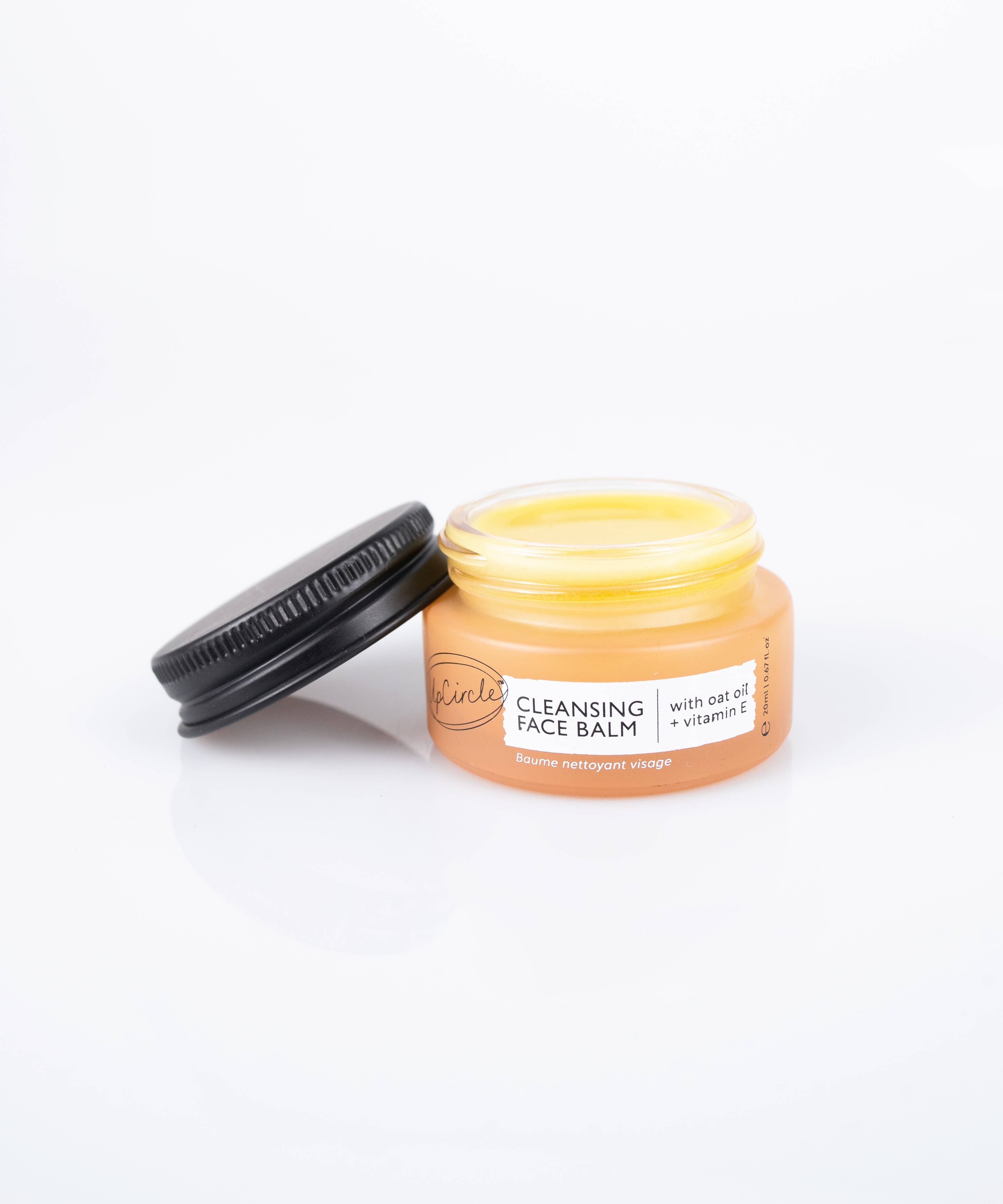 UpCircle USA - Spa Cleansing Face Balm with Oat Oil + Vitamin E - Beach Travel Size