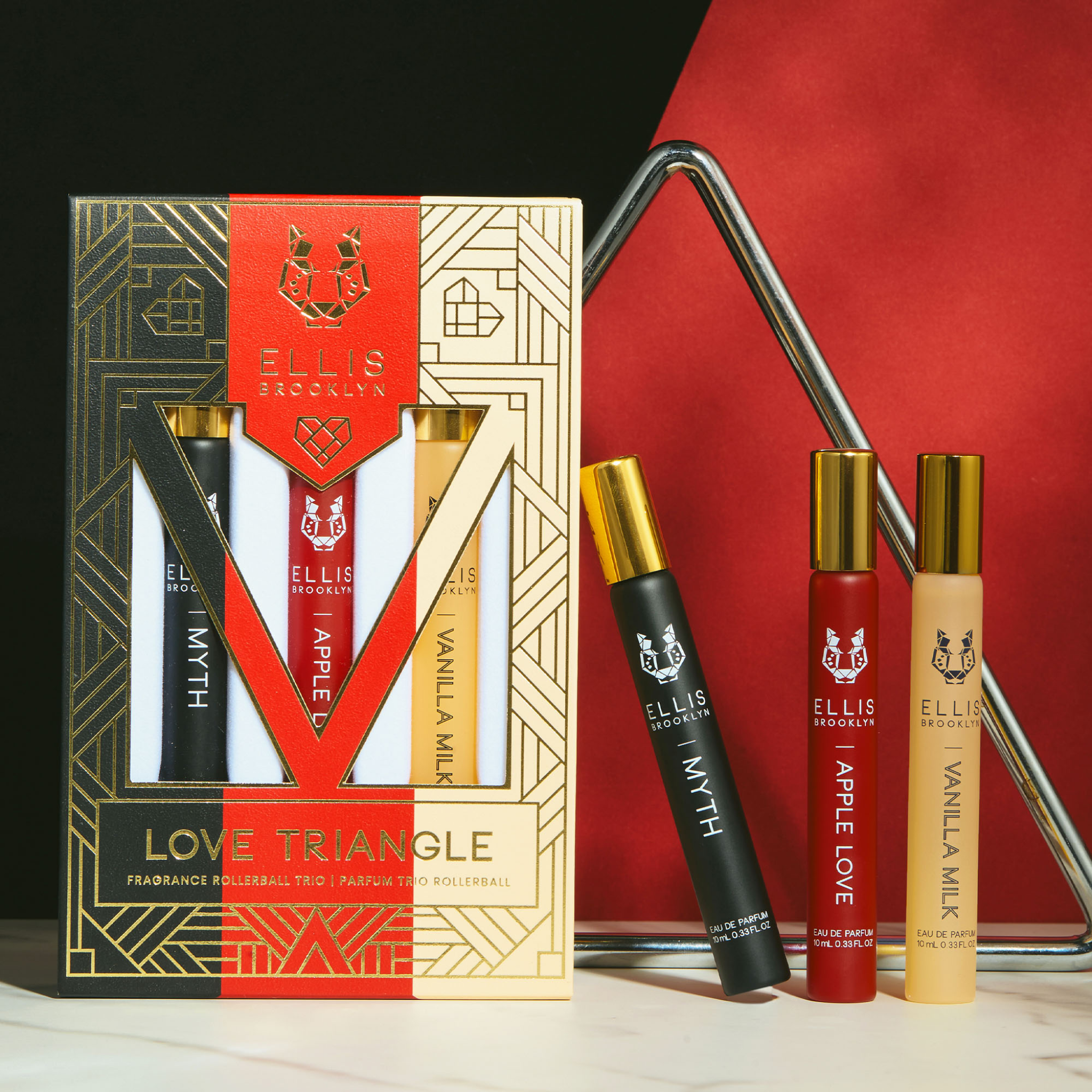Ellis Brooklyn - LOVE TRIANGLE FRAGRANCE ROLLERBALL TRIO