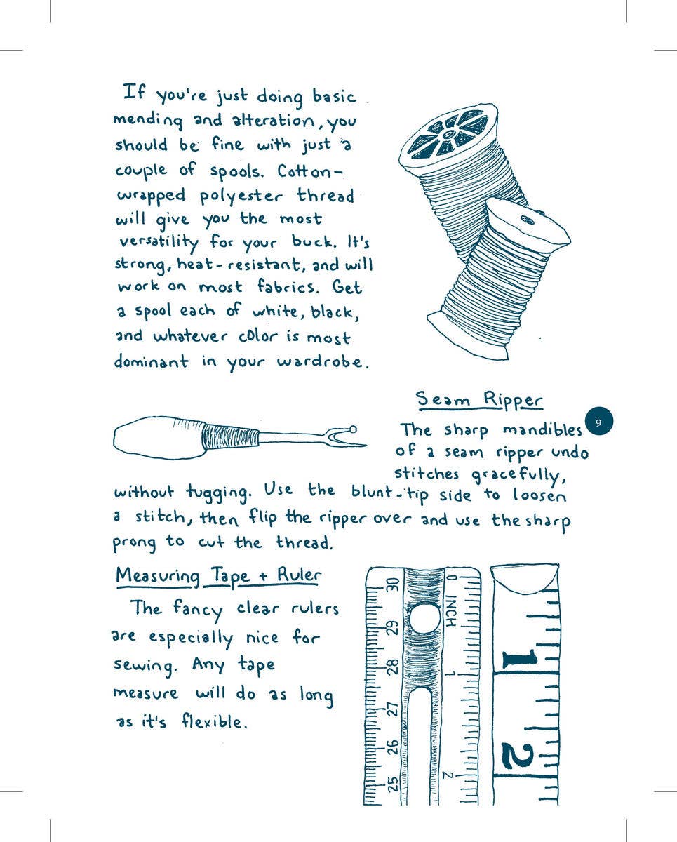 Microcosm Publishing & Distribution - Fix Your Clothes: Sustainable Magic of Mending