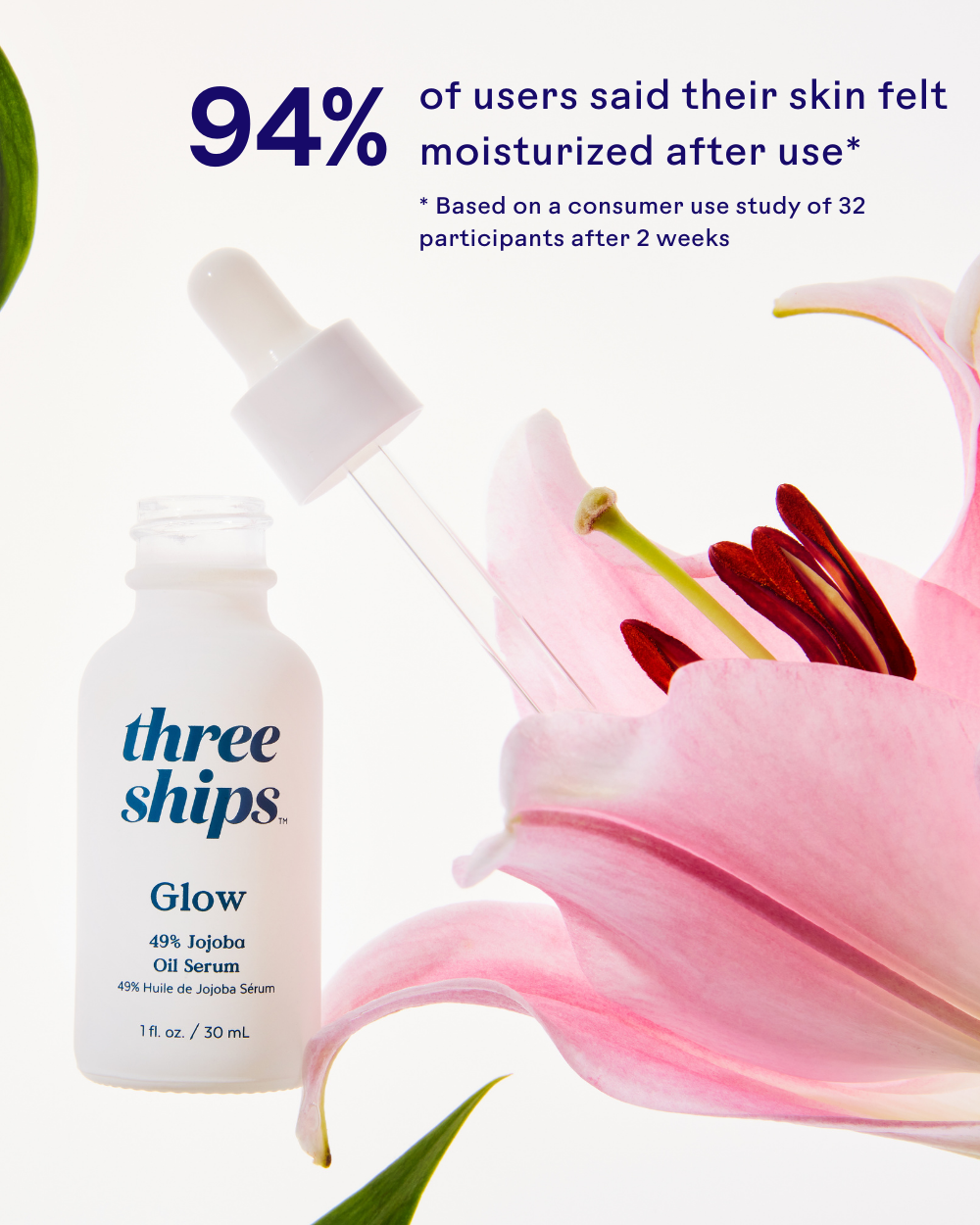 Three Ships - Glow 49% Jojoba Oil Serum