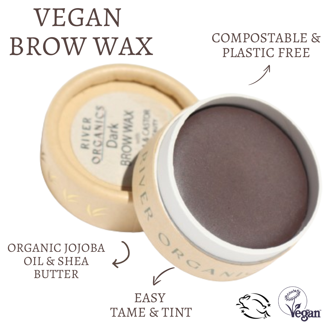 River Organics - Dark Vegan Eyebrow Wax