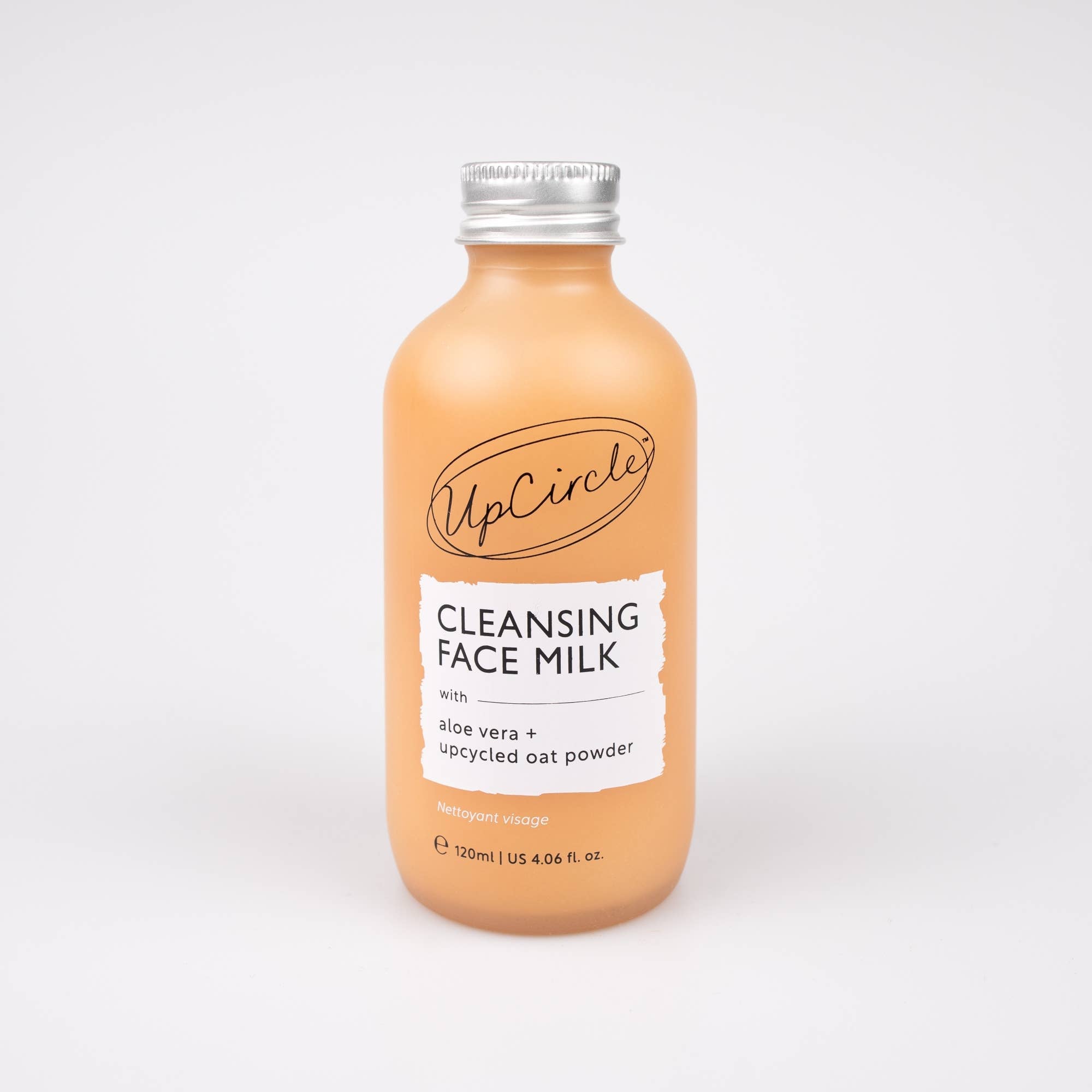 UpCircle USA - Eco Cleansing Face Milk with Aloe Vera + upcycled Oat Powder