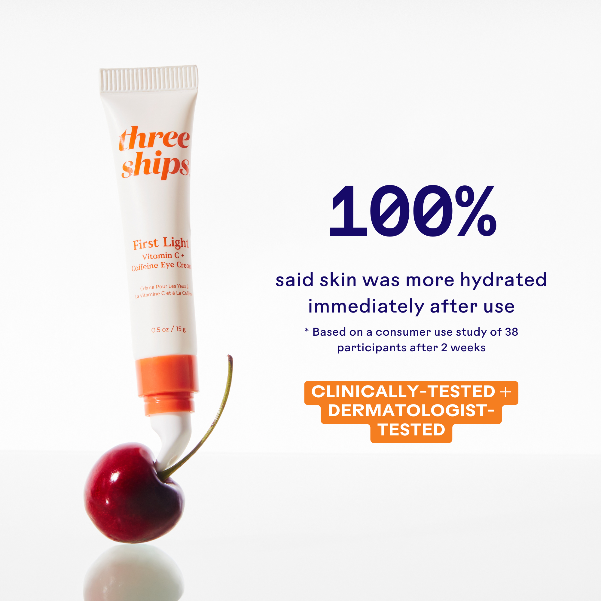 Three Ships - First Light Vitamin C + Caffeine Eye Cream