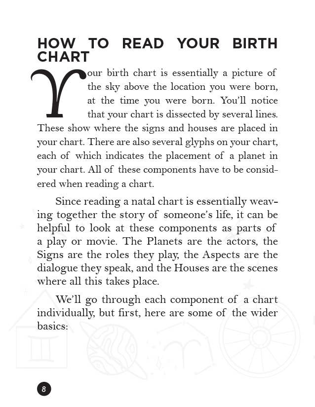 Microcosm Publishing & Distribution - A Pocket Guide to Natal Astrology: Birth Chart Basics (Zine)