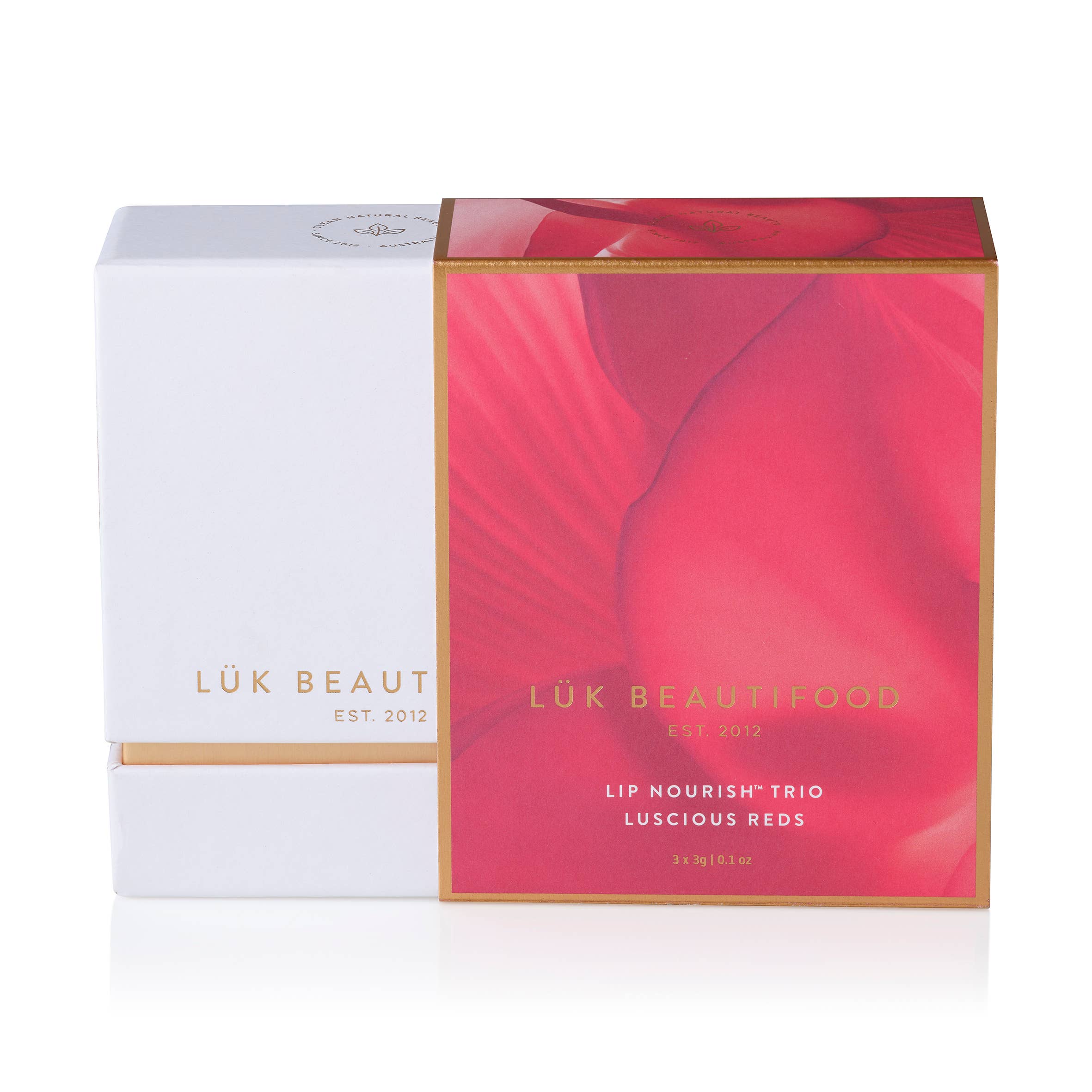 Luk Beautifood - Lip Nourish Trio - Luscious Reds