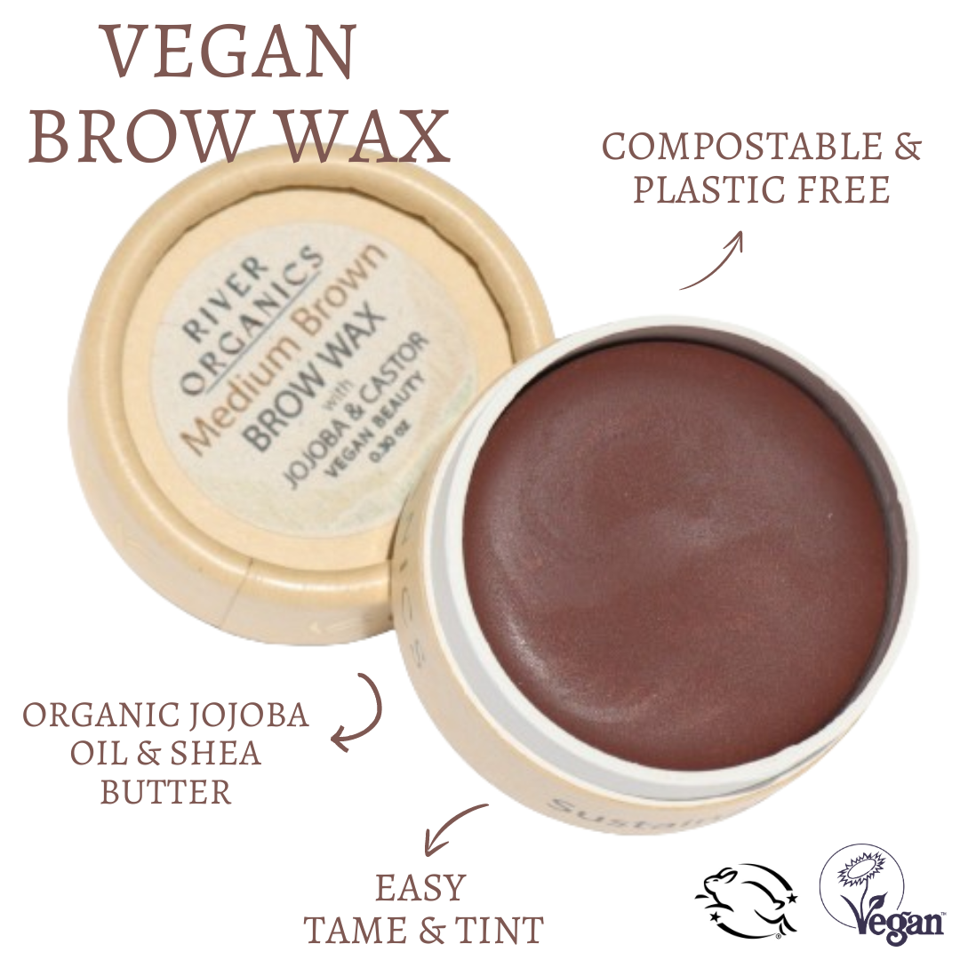 River Organics - Chestnut (Medium Brown) Eyebrow Wax