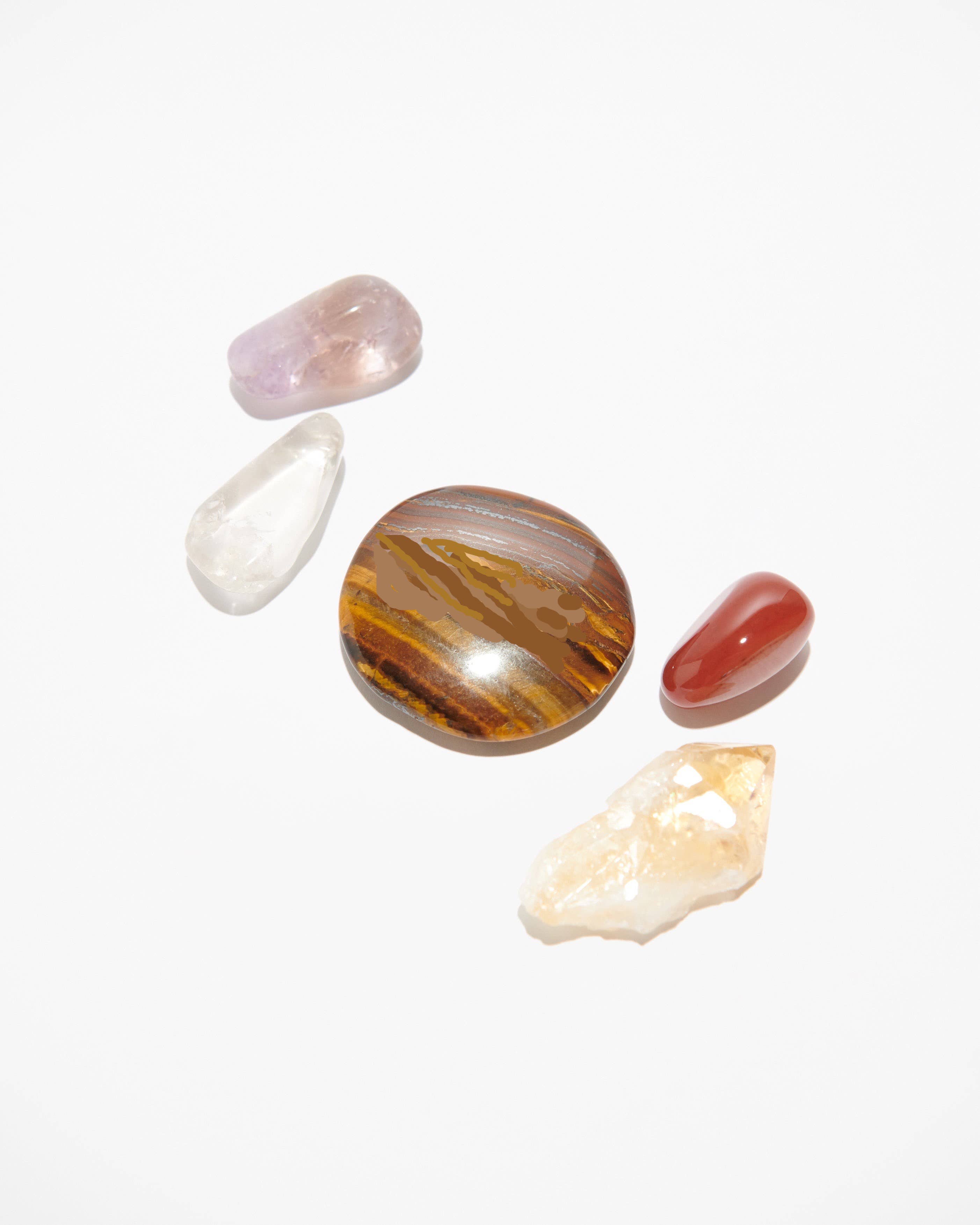 Liv Rocks - STRENGTH + COURAGE Crystal Kit | Manifesting Strength Set