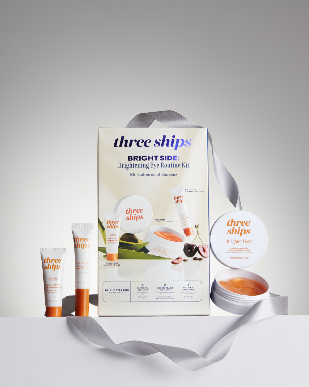 Three Ships - Bright Side: Brightening Eye Routine Kit