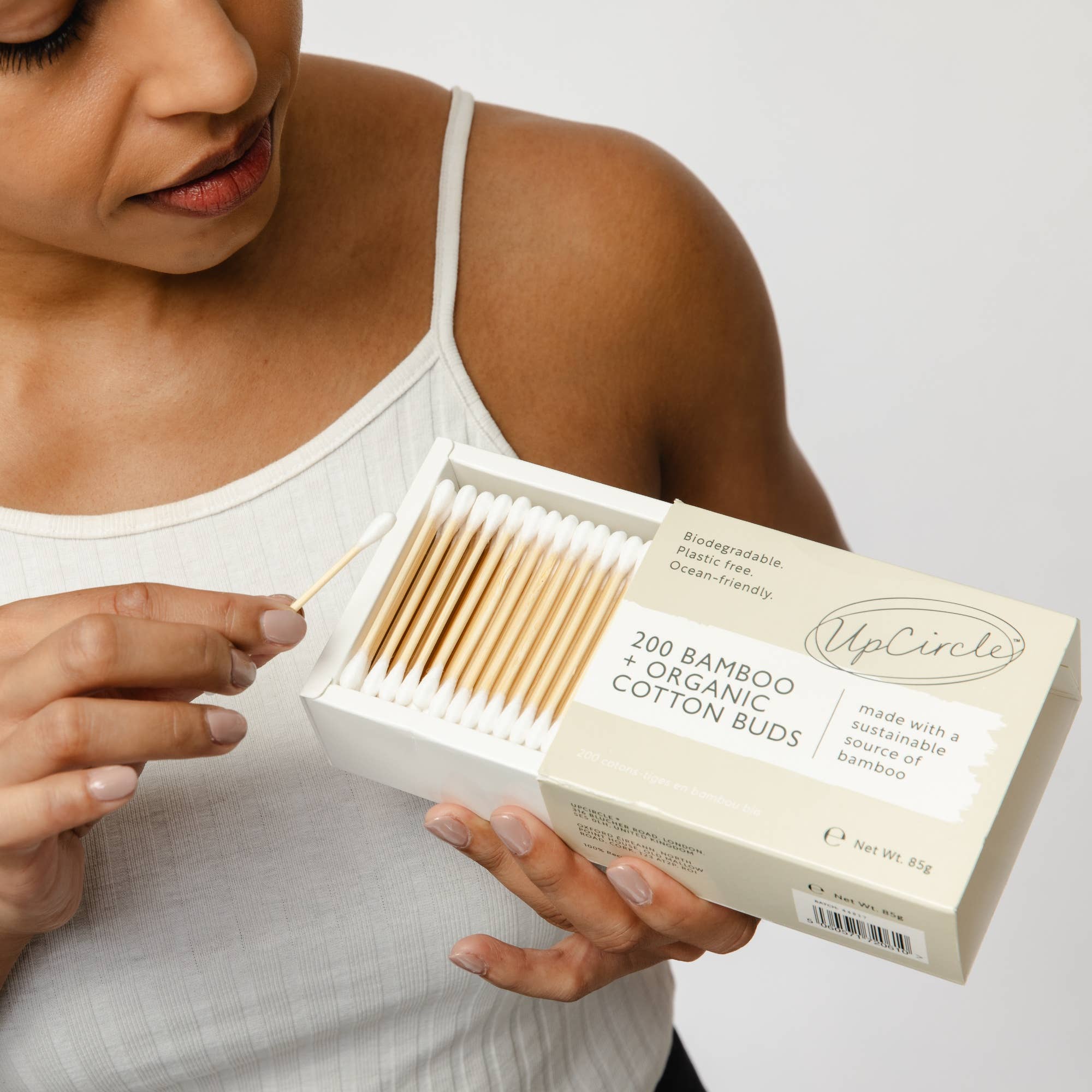 UpCircle USA - Organic, Plastic Free - Cotton + Bamboo Buds (200 pcs)