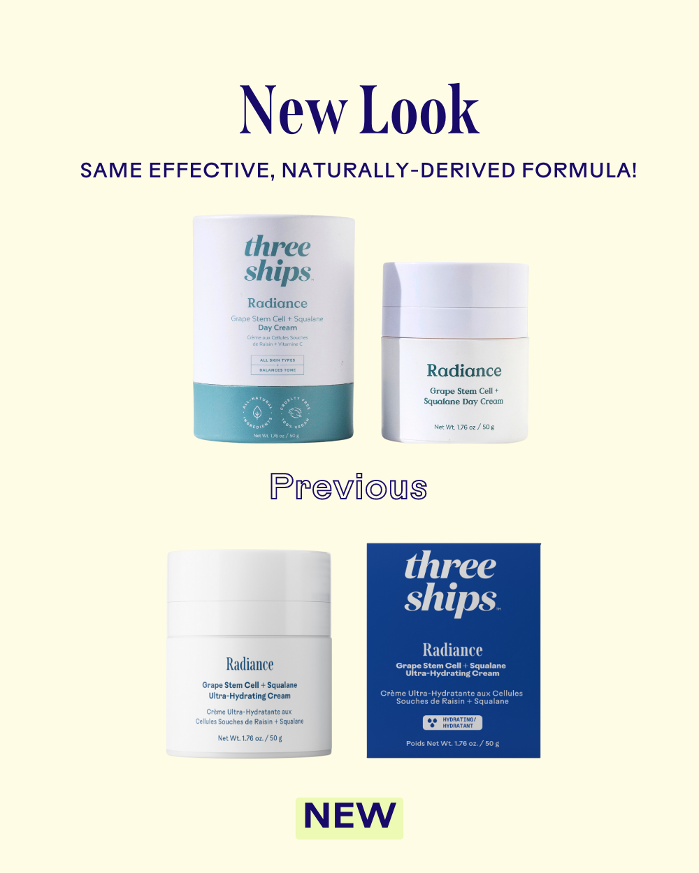 Three Ships - Radiance Grape Stem Cell + Squalane Ultra-Hydrating Cream