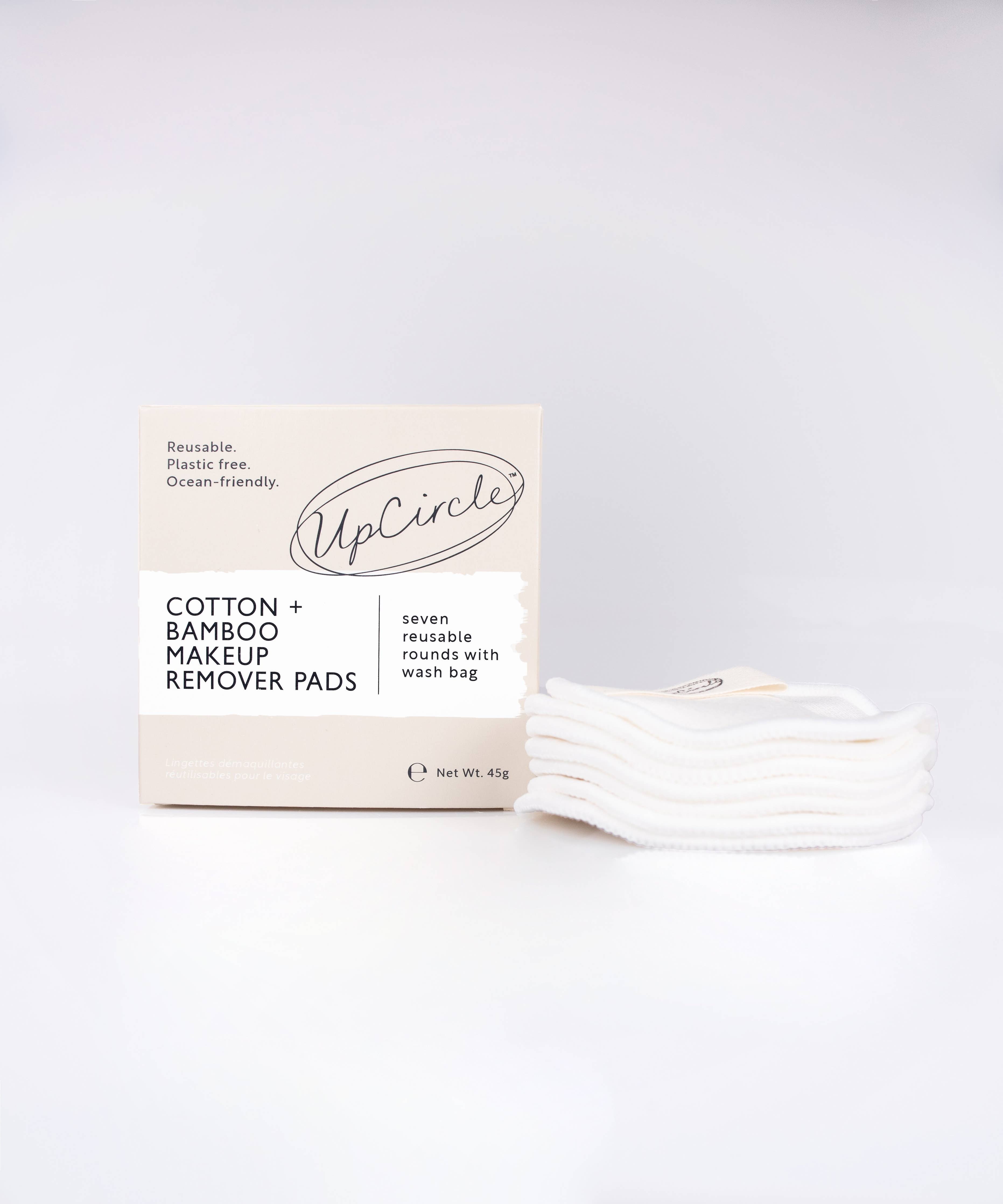 UpCircle USA - Plastic Free, Reusable Luxury Spa Bamboo & Cotton Makeup Pads