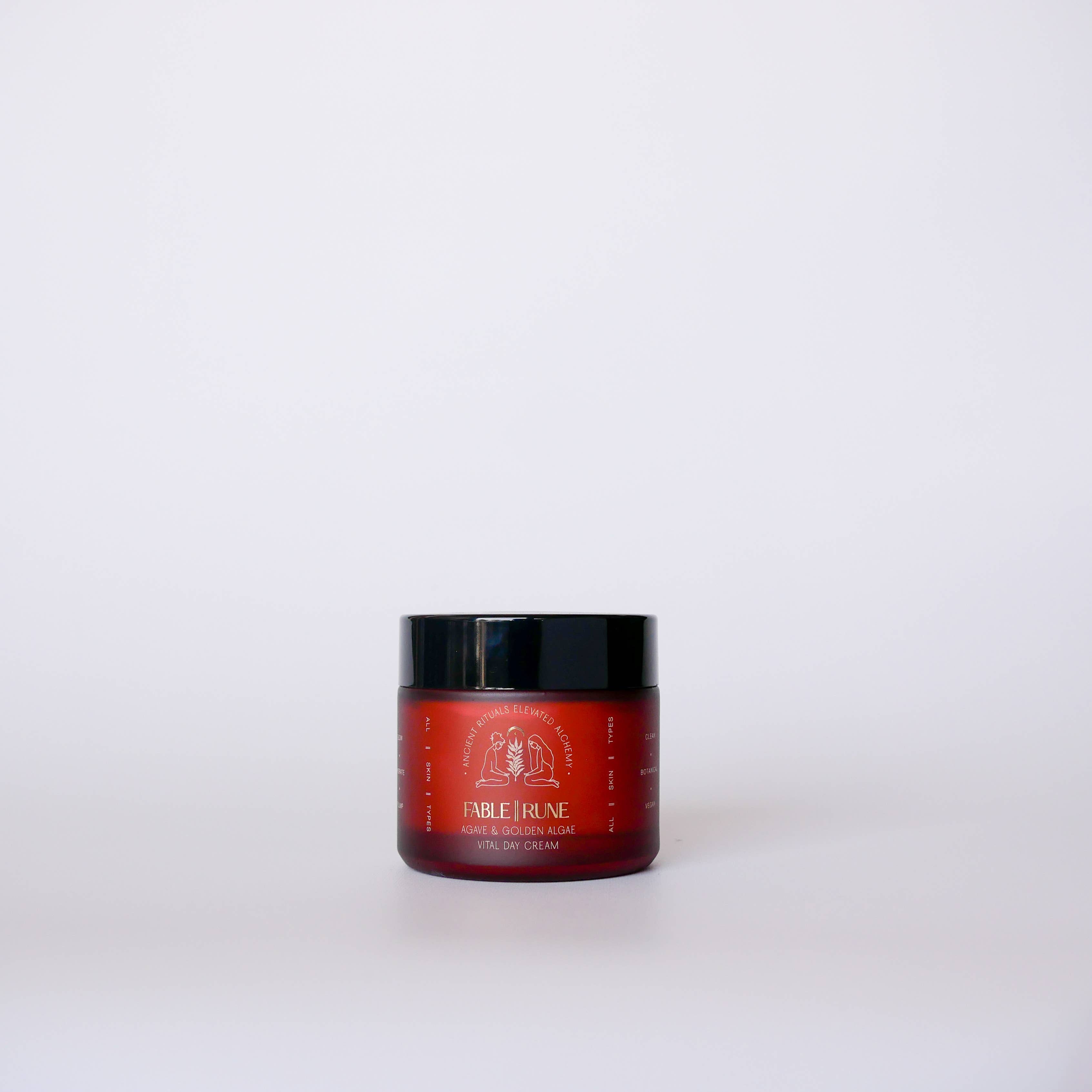 FABLERUNE - Face Moisturizer - Agave & Golden Algae Cream (2 oz)