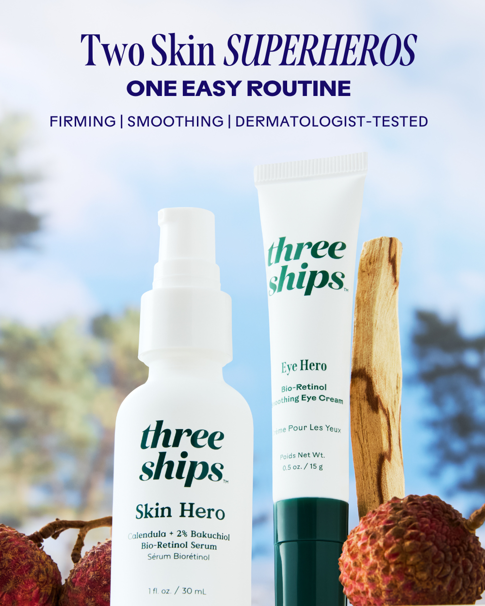 Three Ships - Eye Hero Bio-Retinol Smoothing Eye Cream
