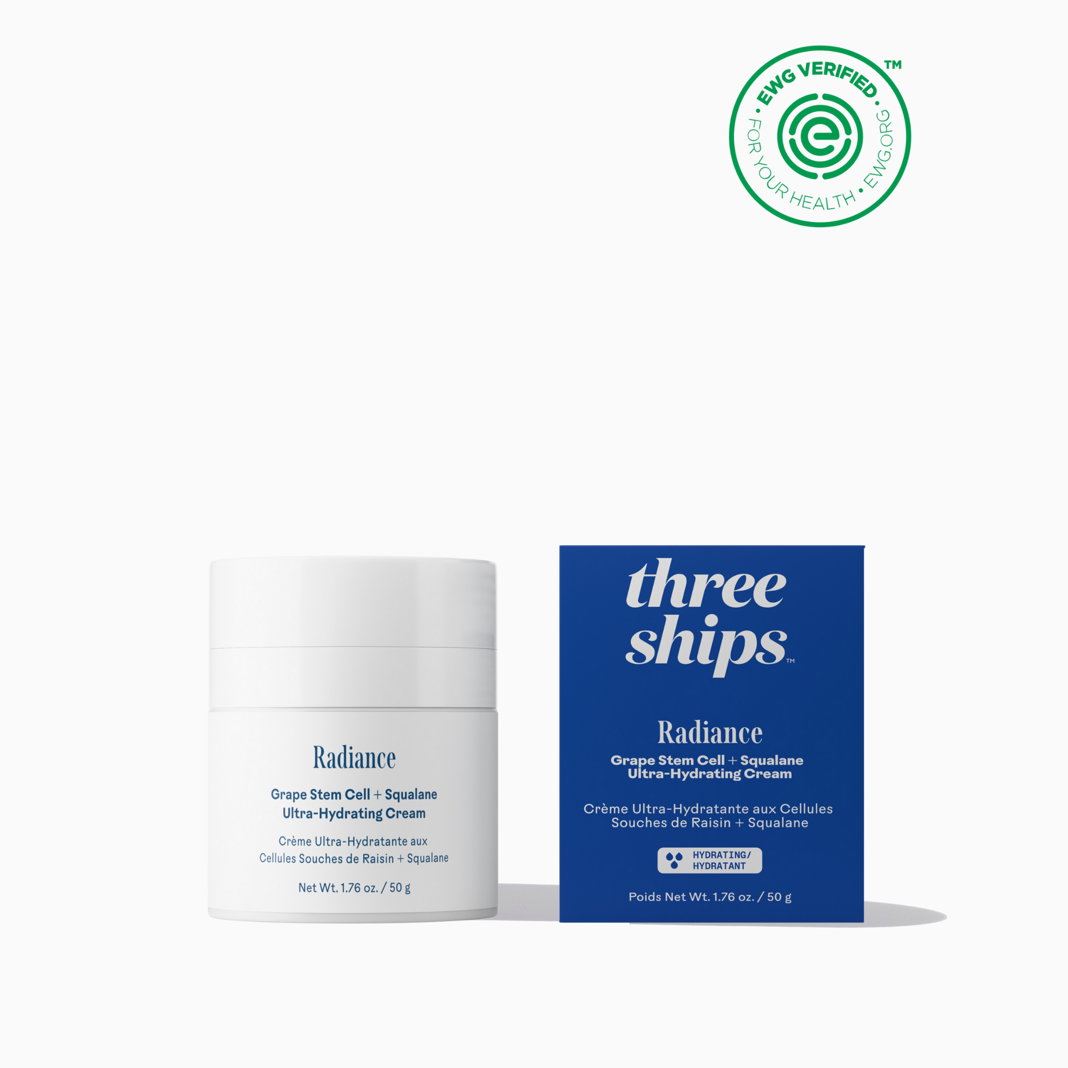 Three Ships - Radiance Grape Stem Cell + Squalane Ultra-Hydrating Cream