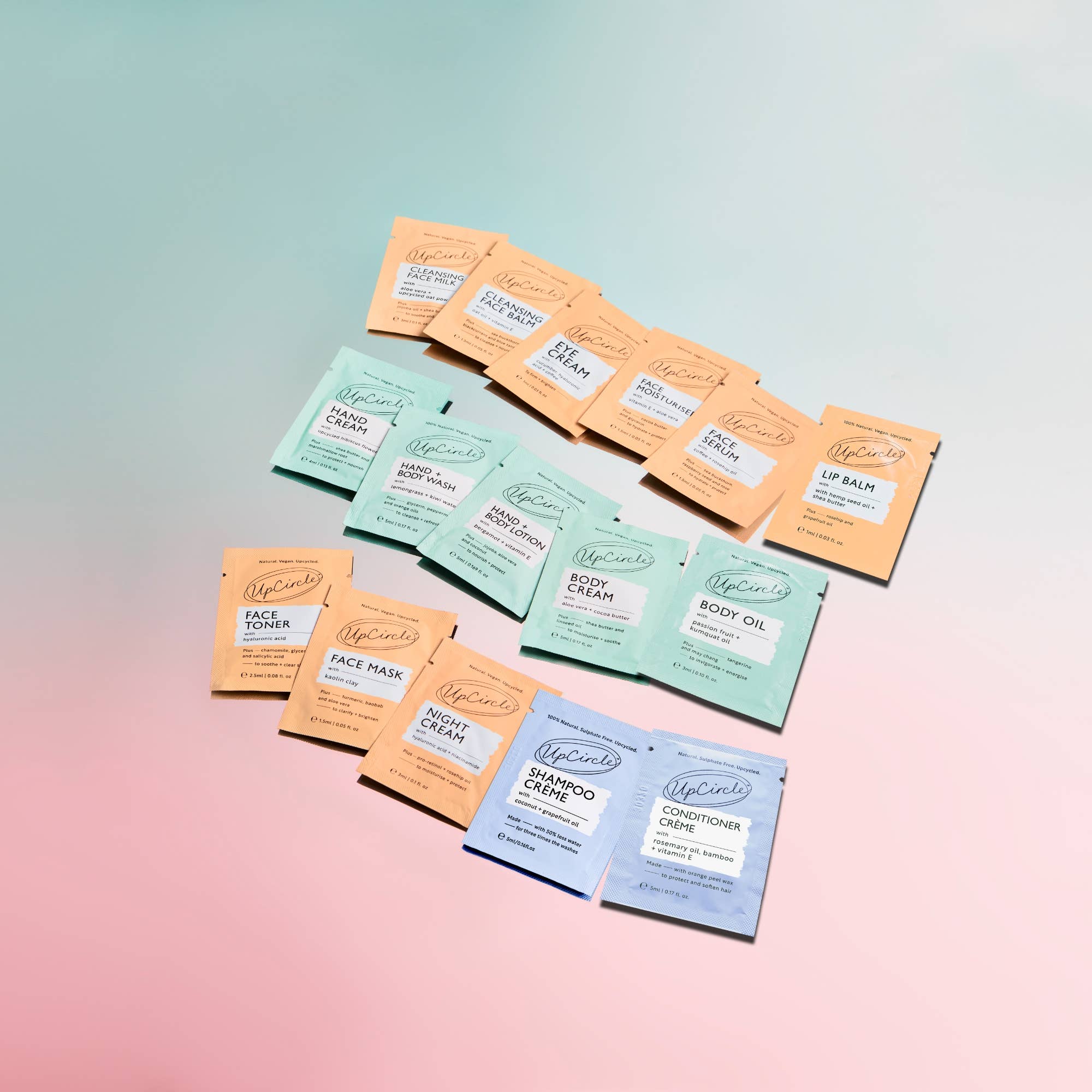 UpCircle USA - Pamper Kit - Eco Vegan Samplers