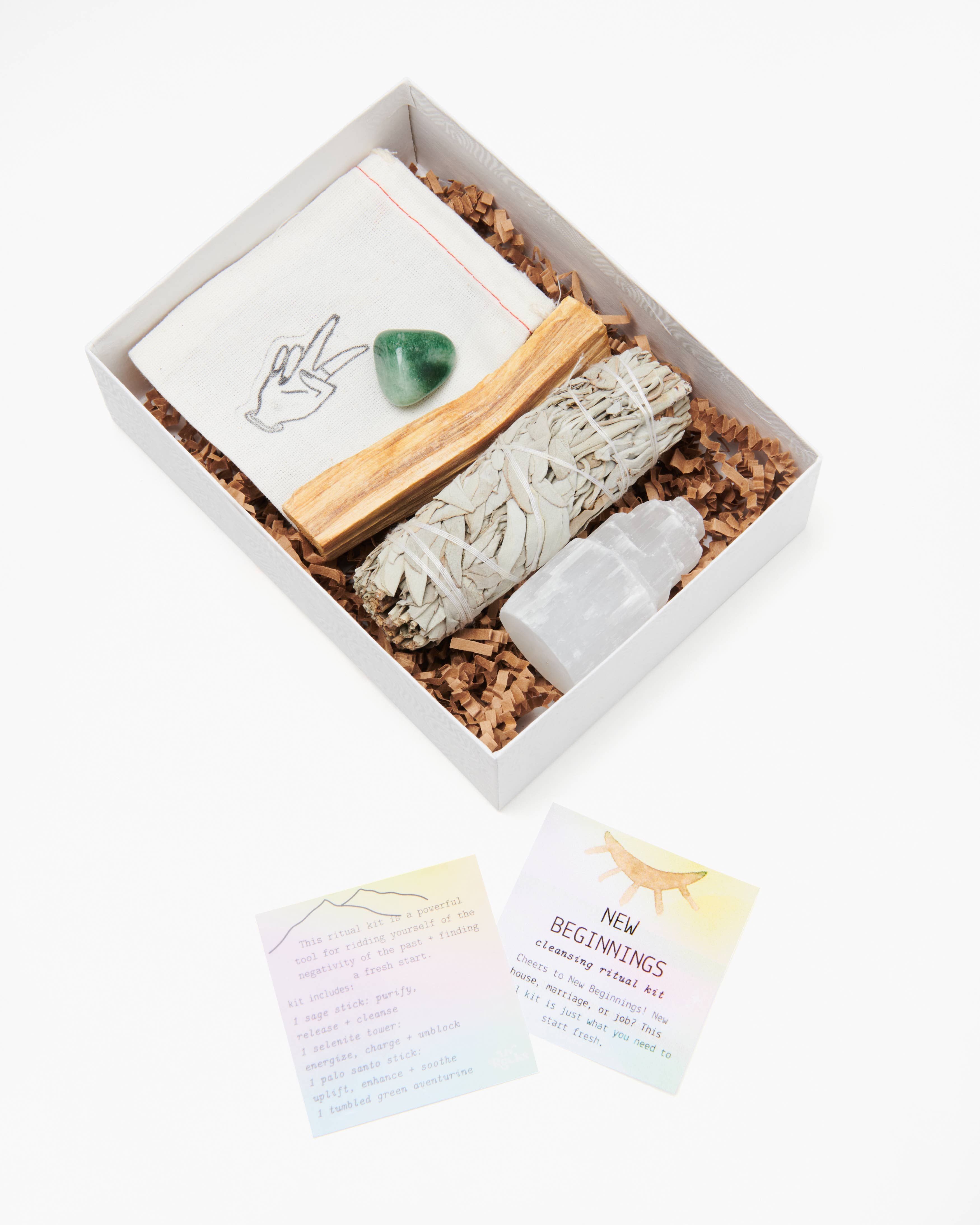 Liv Rocks - NEW BEGINNINGS Crystal Cleansing Ritual Kit