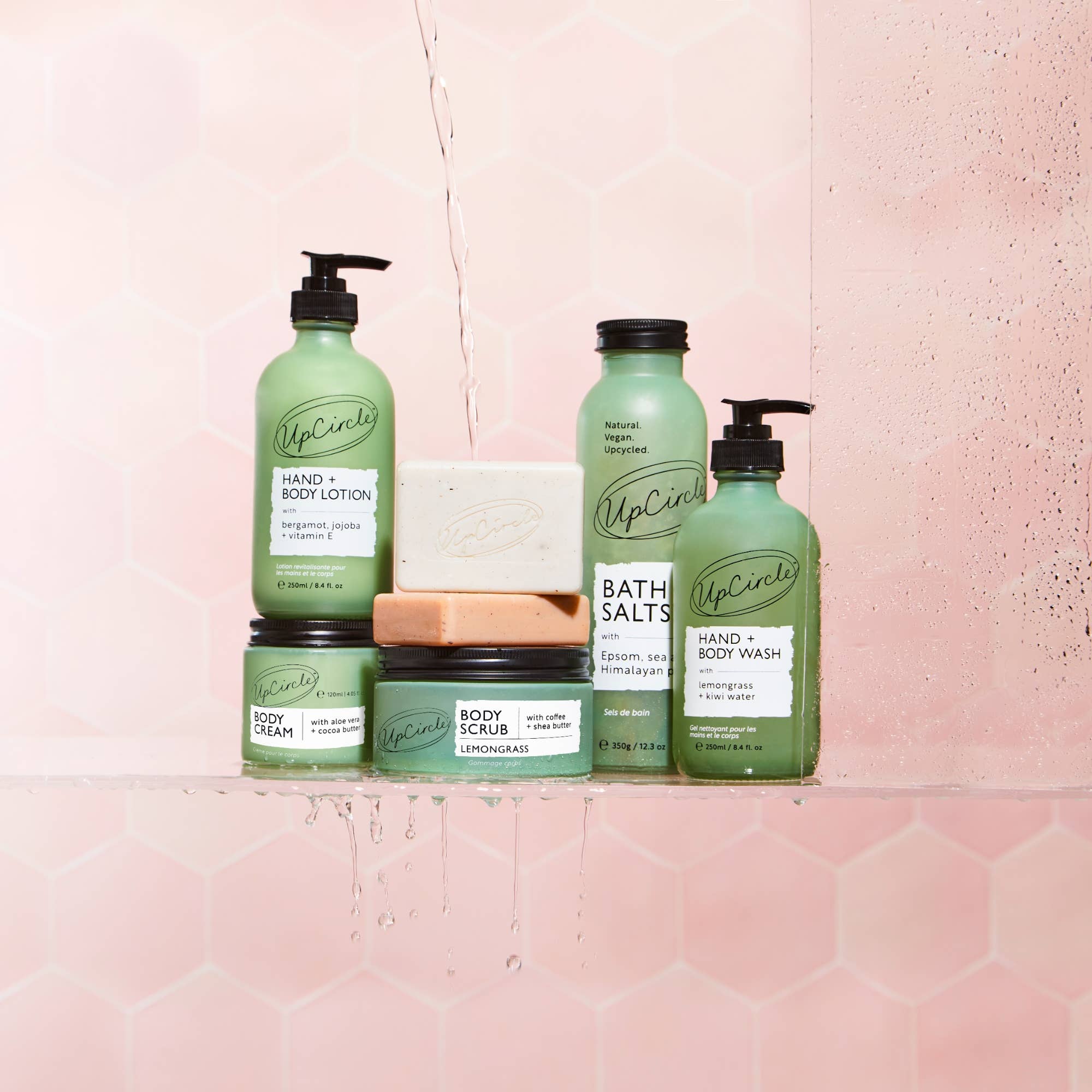 UpCircle USA - Natural Summer Vegan Soap - Hand + Body Wash with Kiwi Water