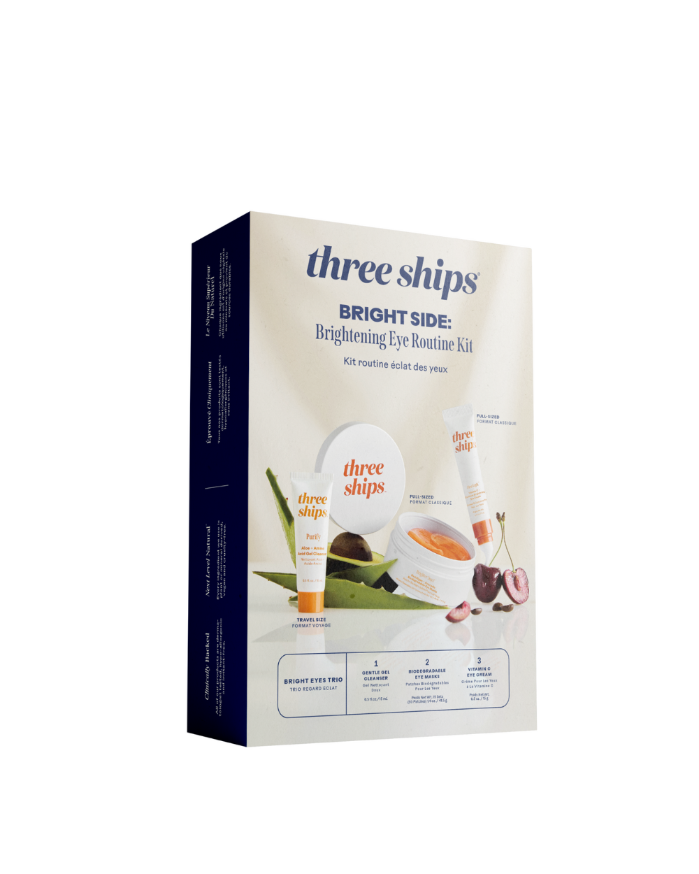 Three Ships - Bright Side: Brightening Eye Routine Kit