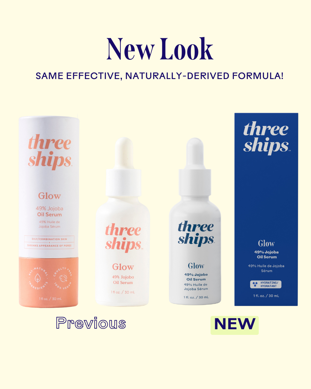 Three Ships - Glow 49% Jojoba Oil Serum