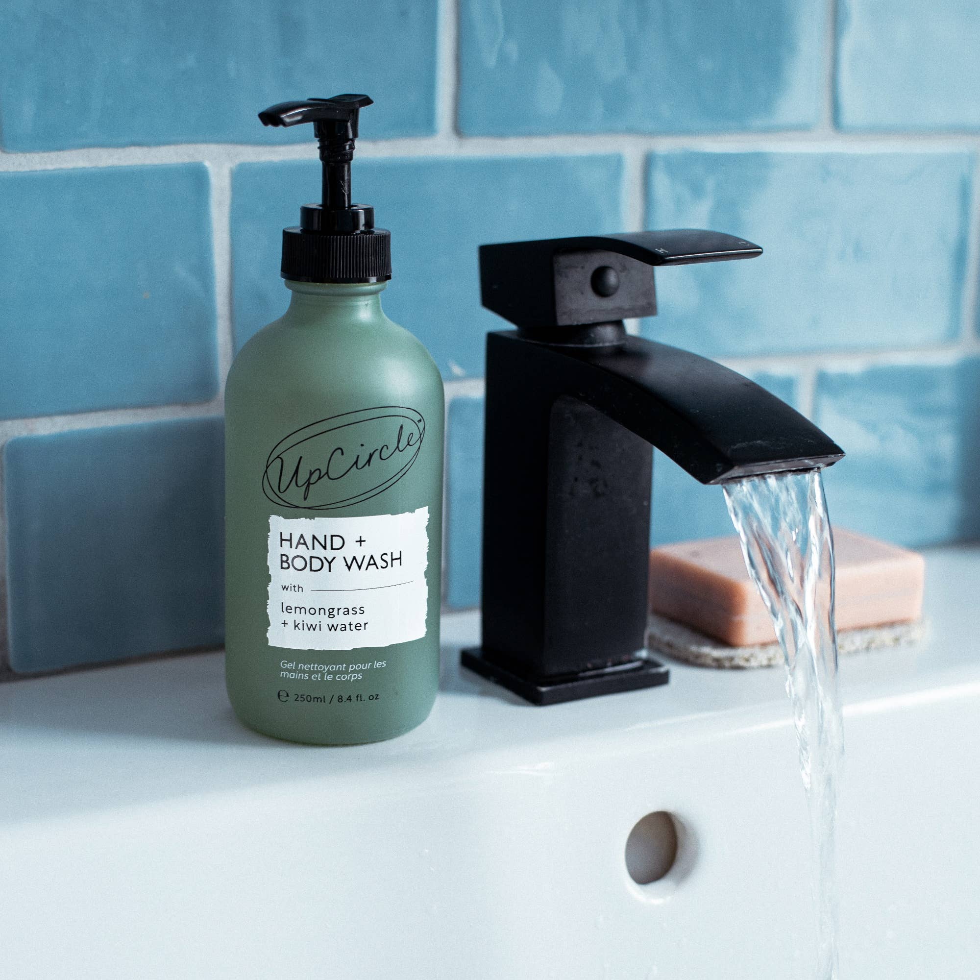 UpCircle USA - Natural Summer Vegan Soap - Hand + Body Wash with Kiwi Water